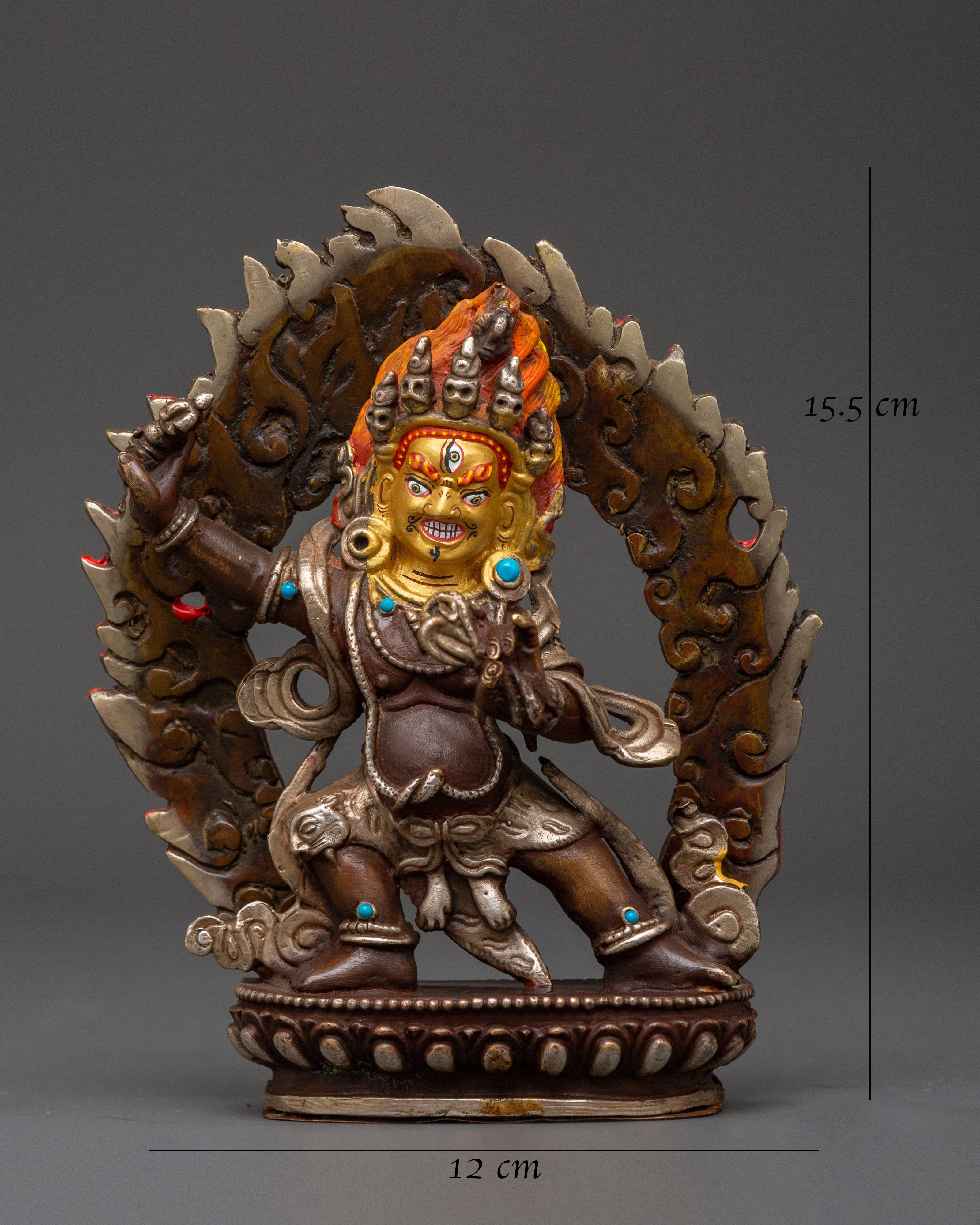 Buddhist Wrathful Bodhisattva Vajrapani Statue | Symbol of Power & Protection