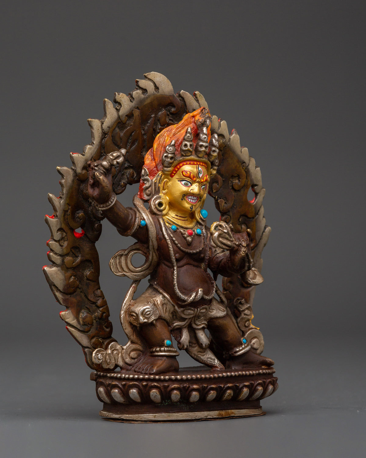 Buddhist Wrathful Bodhisattva Vajrapani Statue | Symbol of Power & Protection