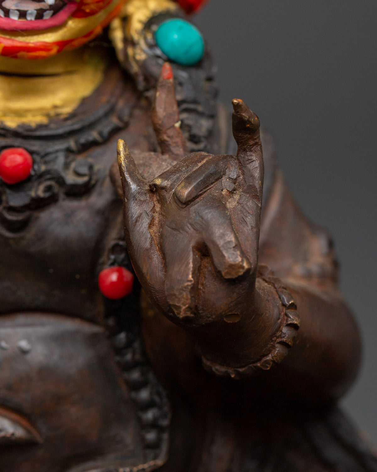 Wrathful Vajrapani Thunderbolt Holder Statue | Protector of The Dharma