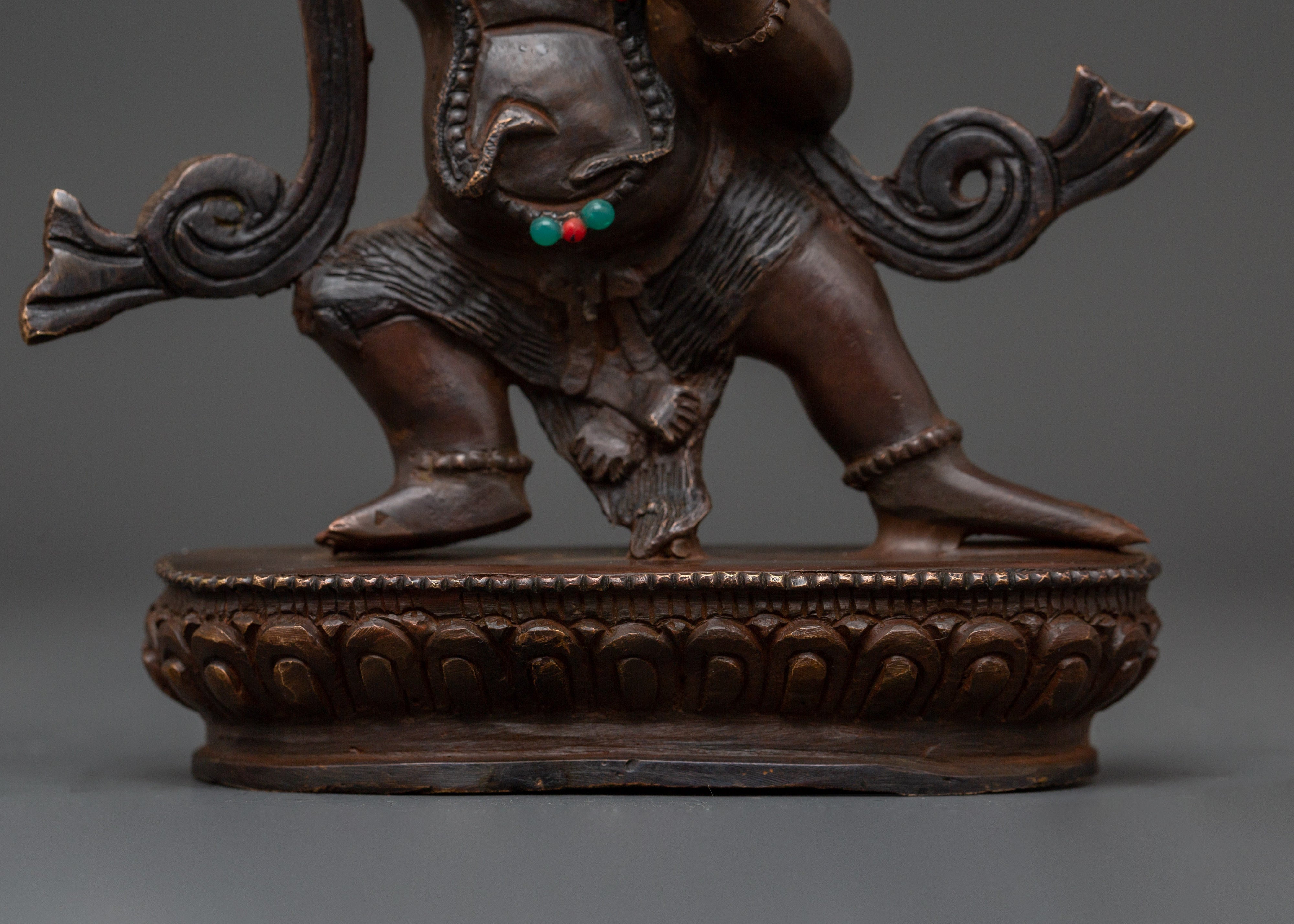 Wrathful Vajrapani Thunderbolt Holder Statue | Protector of The Dharma