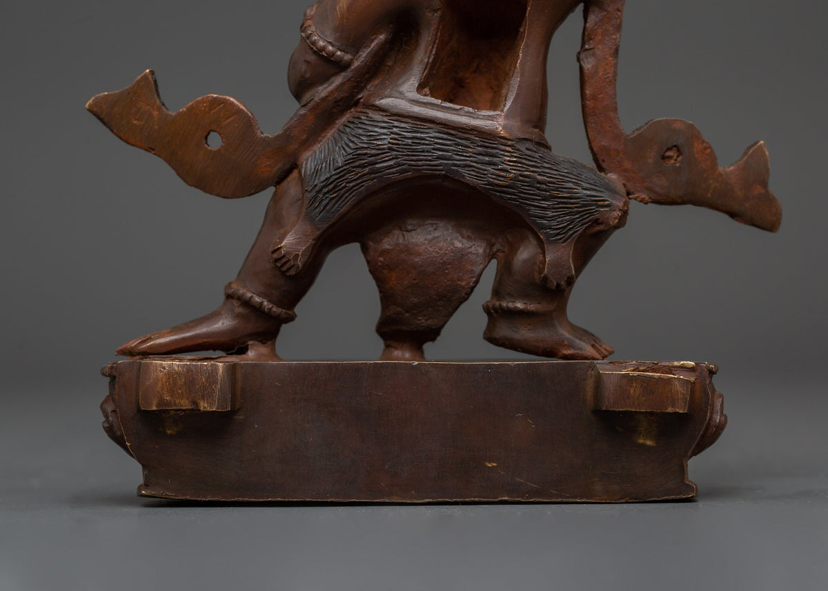 Wrathful Vajrapani Thunderbolt Holder Statue | Protector of The Dharma