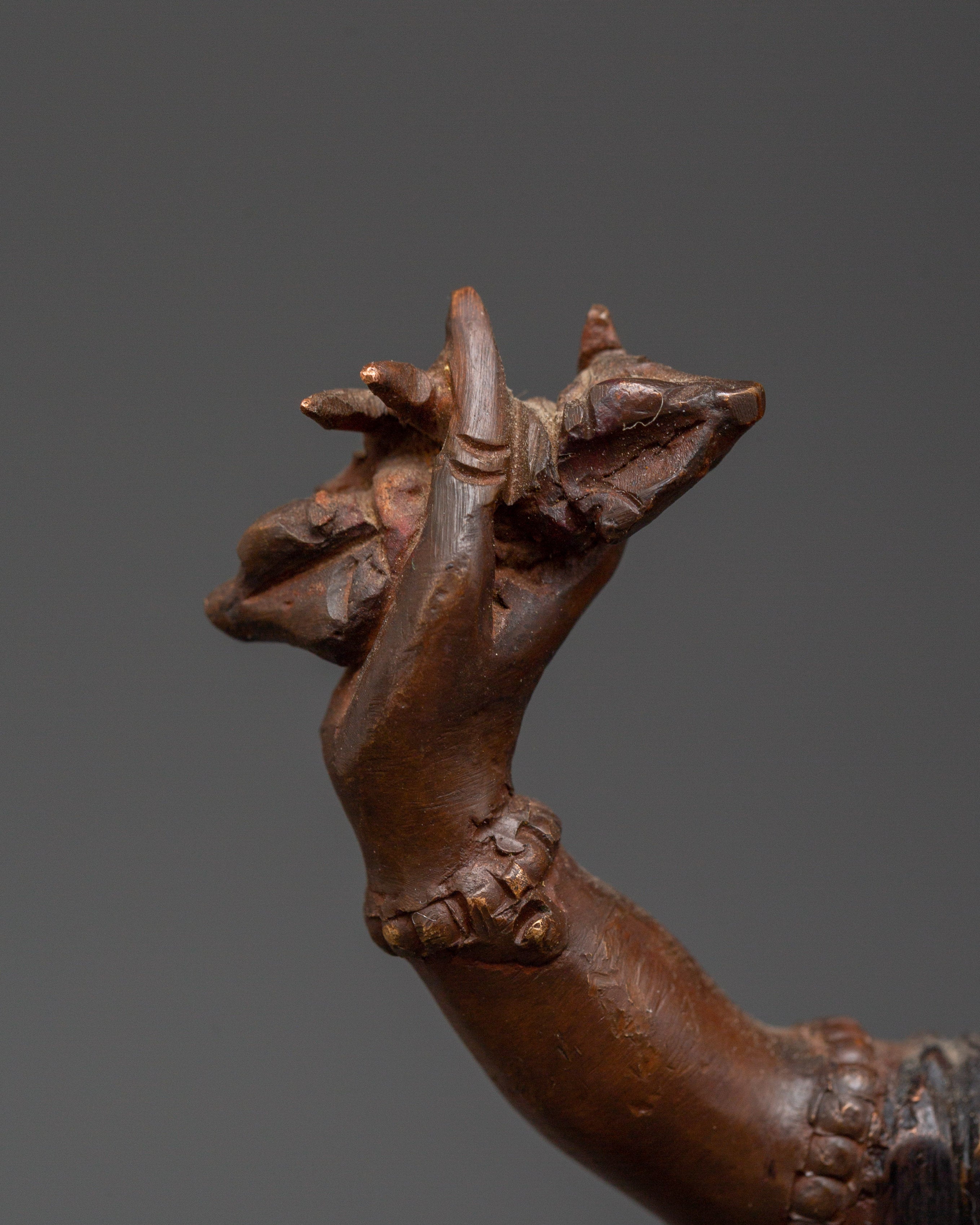 Wrathful Vajrapani Thunderbolt Holder Statue | Protector of The Dharma