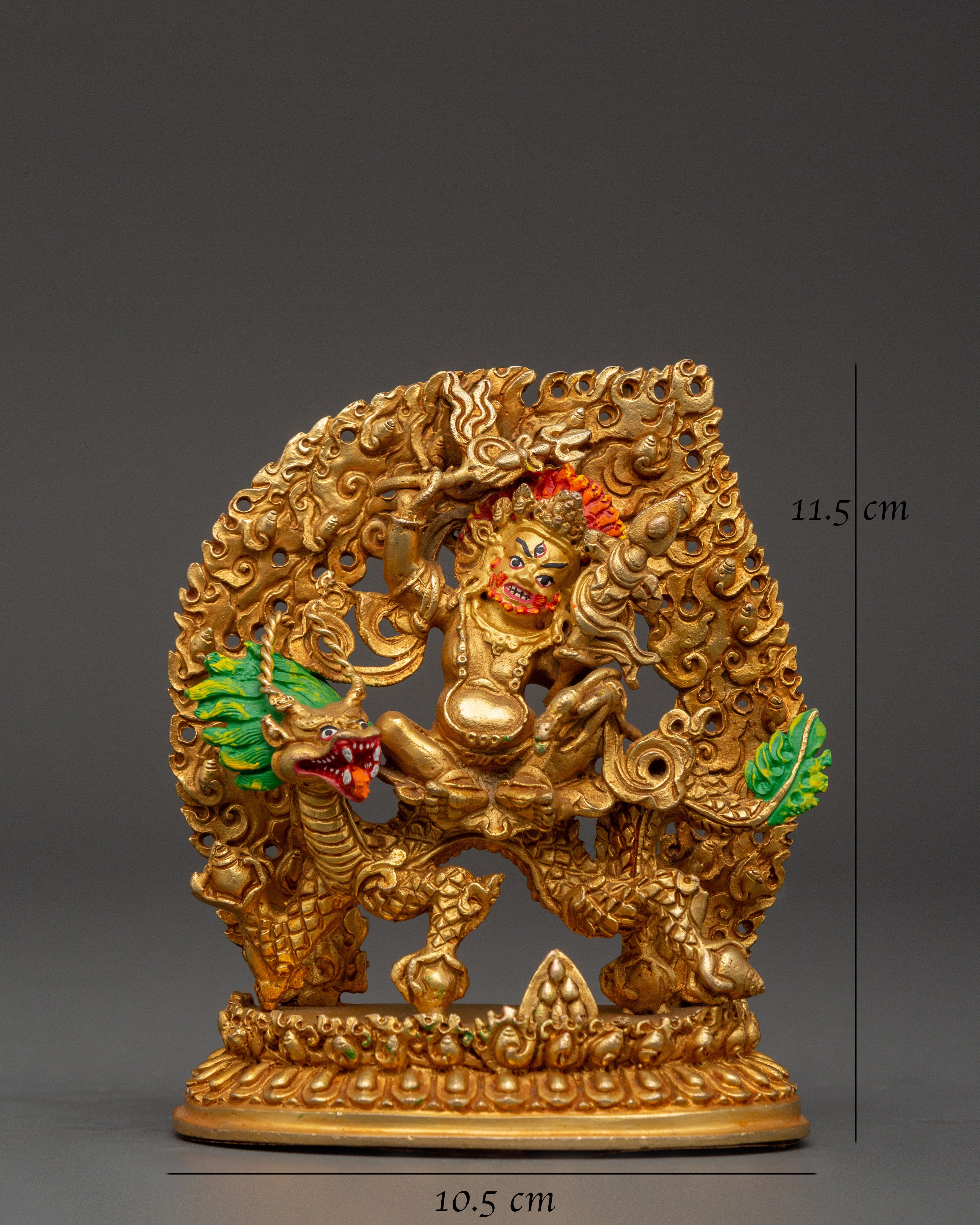 White Dzambhala: Wealth Deity Sculpture | Symbol of Prosperity