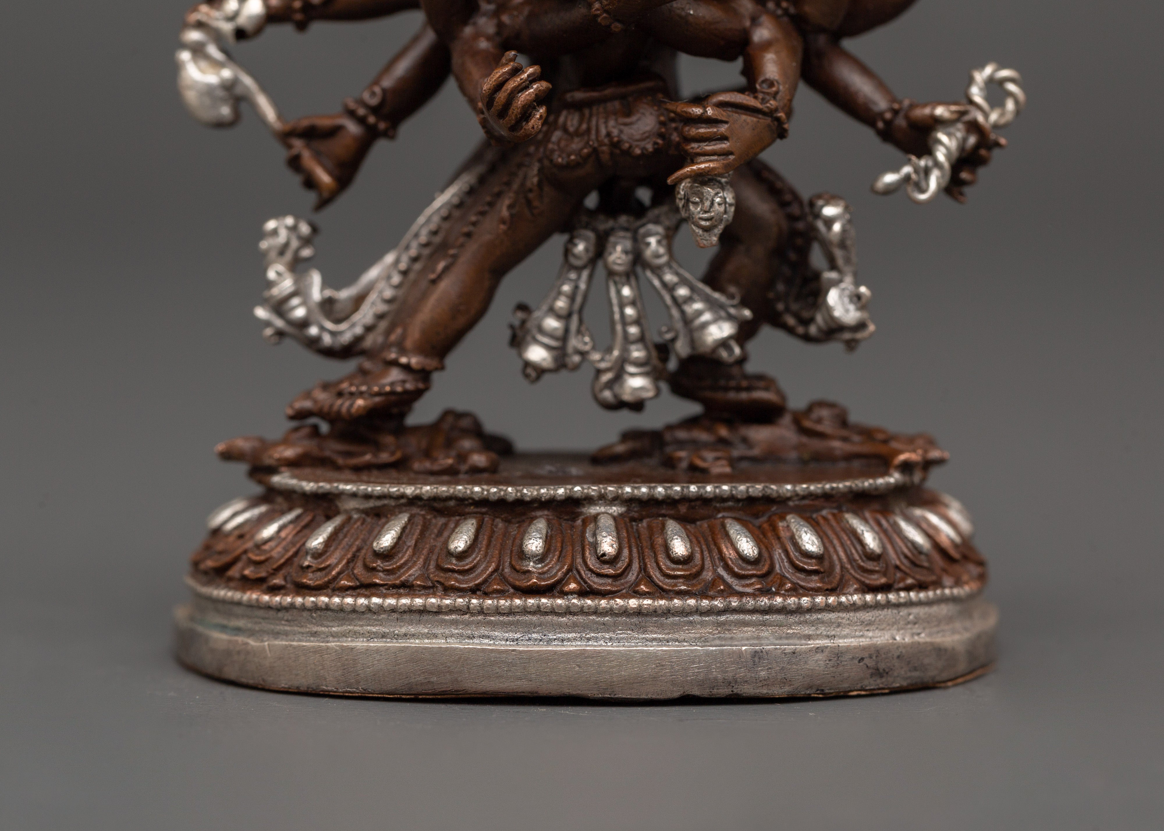 Chakrasambhara Copper Statue | Buddhist Deity Sculpture