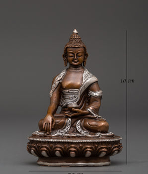 Oxidized Shakyamuni Sculpture | Home Decor