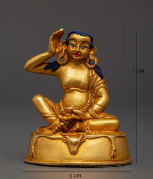 Milarepa Copper Statue | Tibetan Master