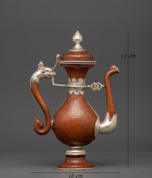 Traditional Bhumba Ritual Vase | Tibetan Buddhist Water Offering Vase