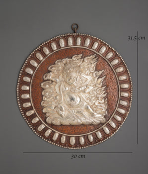 Mahakala Bernagchen Wall Hanging | Fierce Protector Deity Tibetan Buddhist Decor