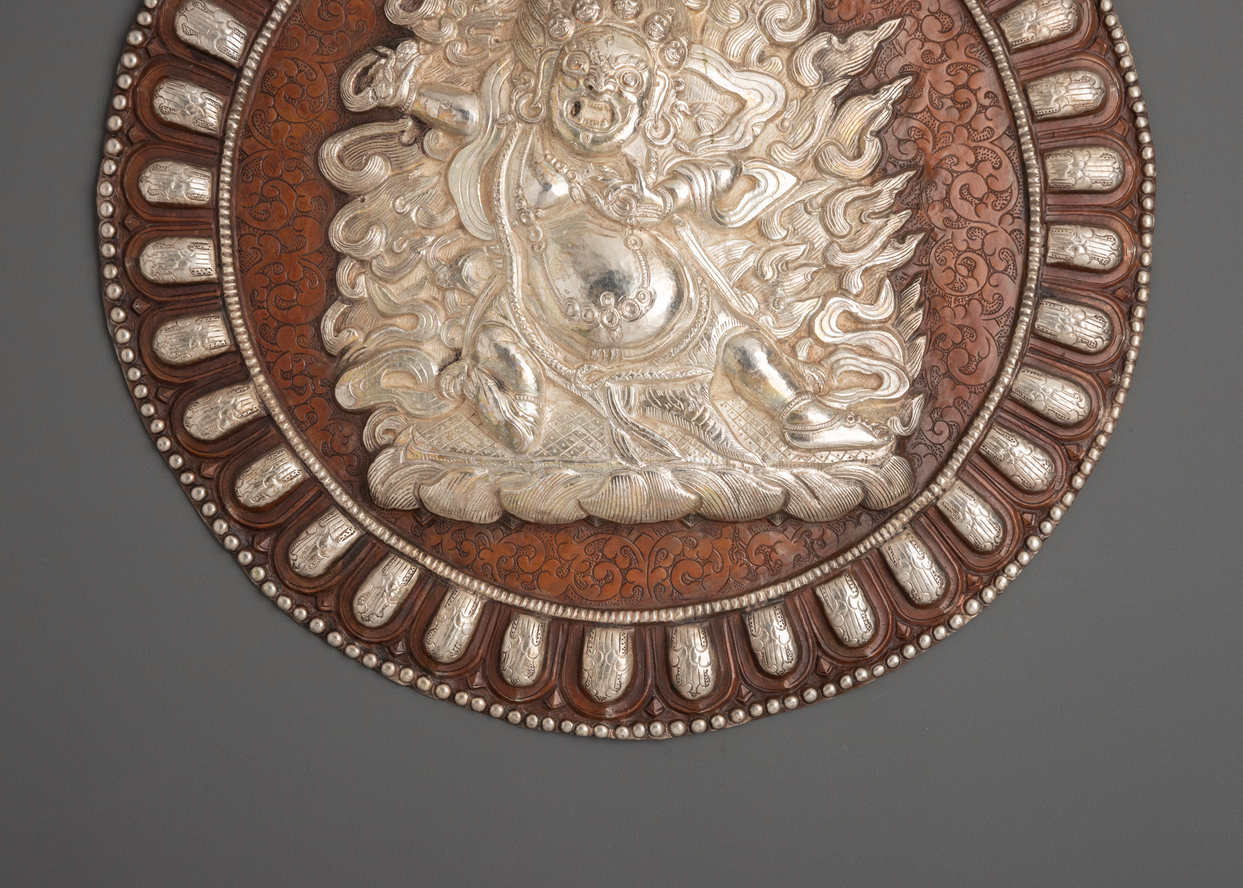 Mahakala Bernagchen Wall Hanging | Fierce Protector Deity Tibetan Buddhist Decor