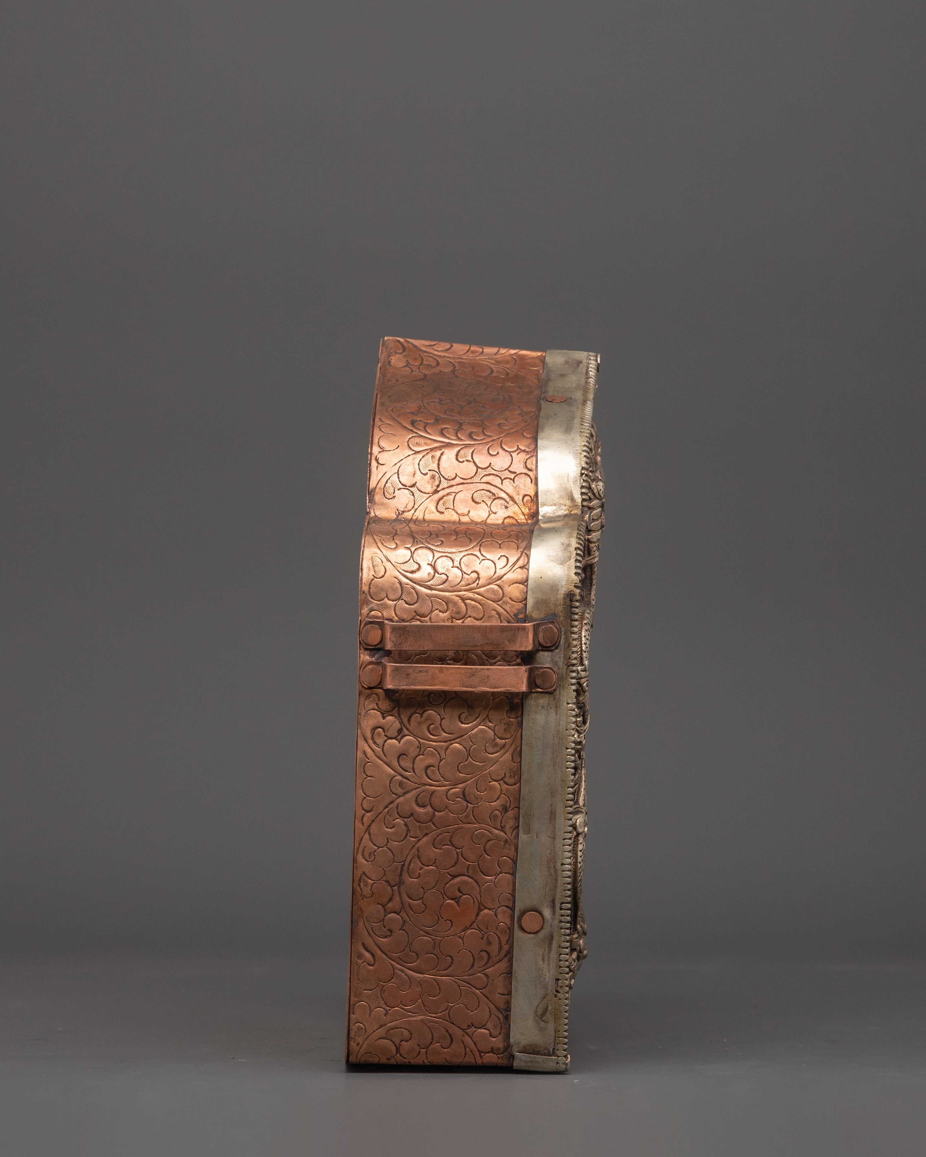 Handcrafted Buddhist Ghau Box | Tibetan Ritual Tool