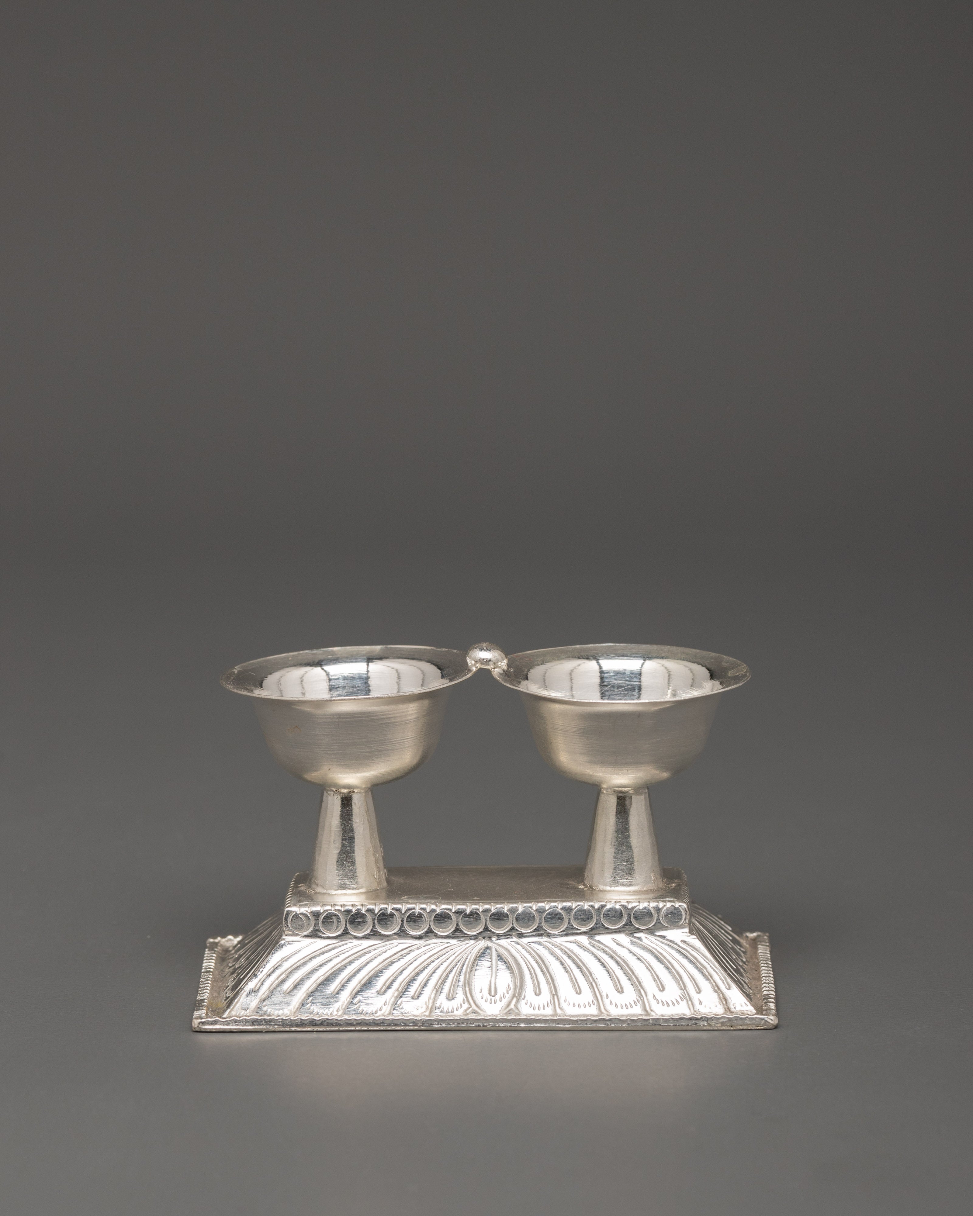Silver Puja Thali Set | Ideal for Altar or Temple Ceremonies