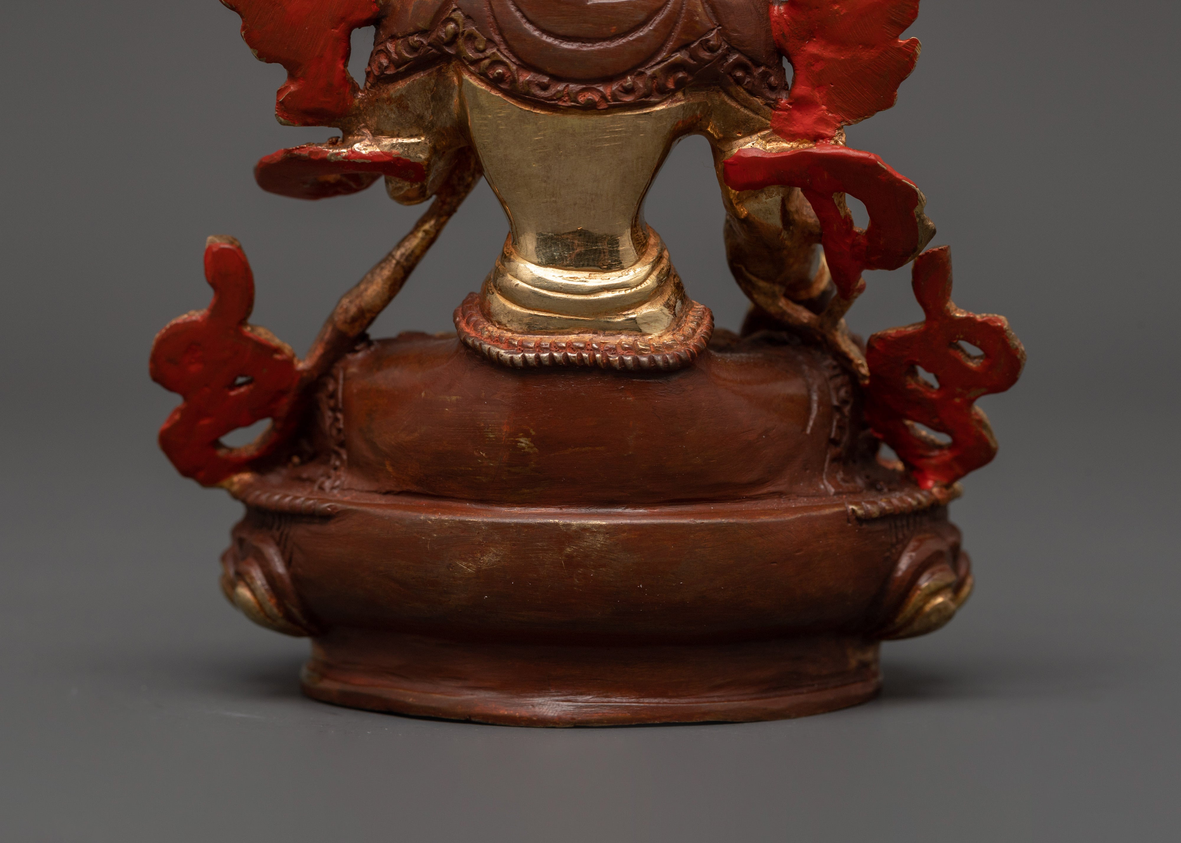 Elegant Gold-Plated White Tara | Meditation & Spiritual Decor