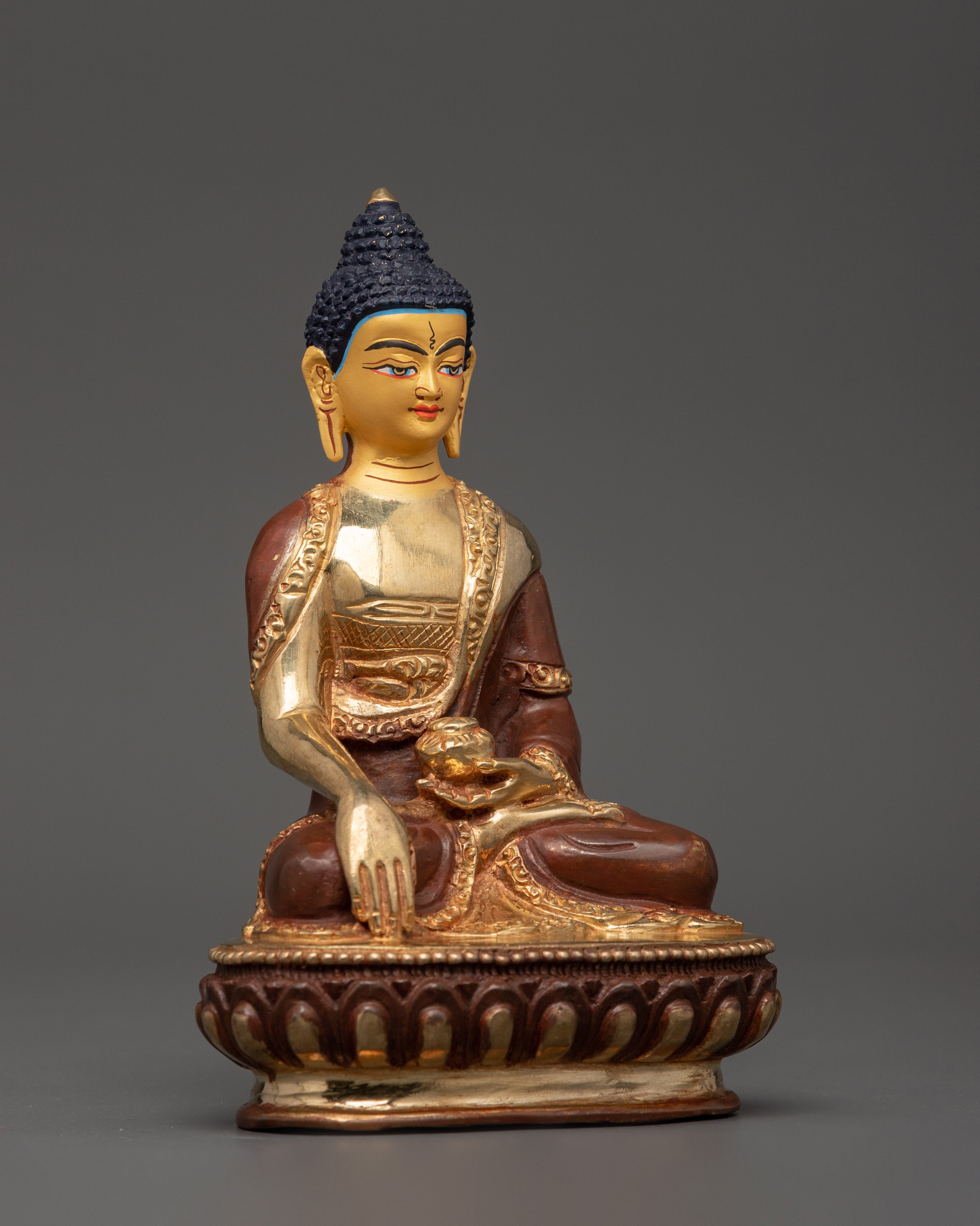 Elegant Shakyamuni Buddha Statue | 15.5cm Spiritual Decor