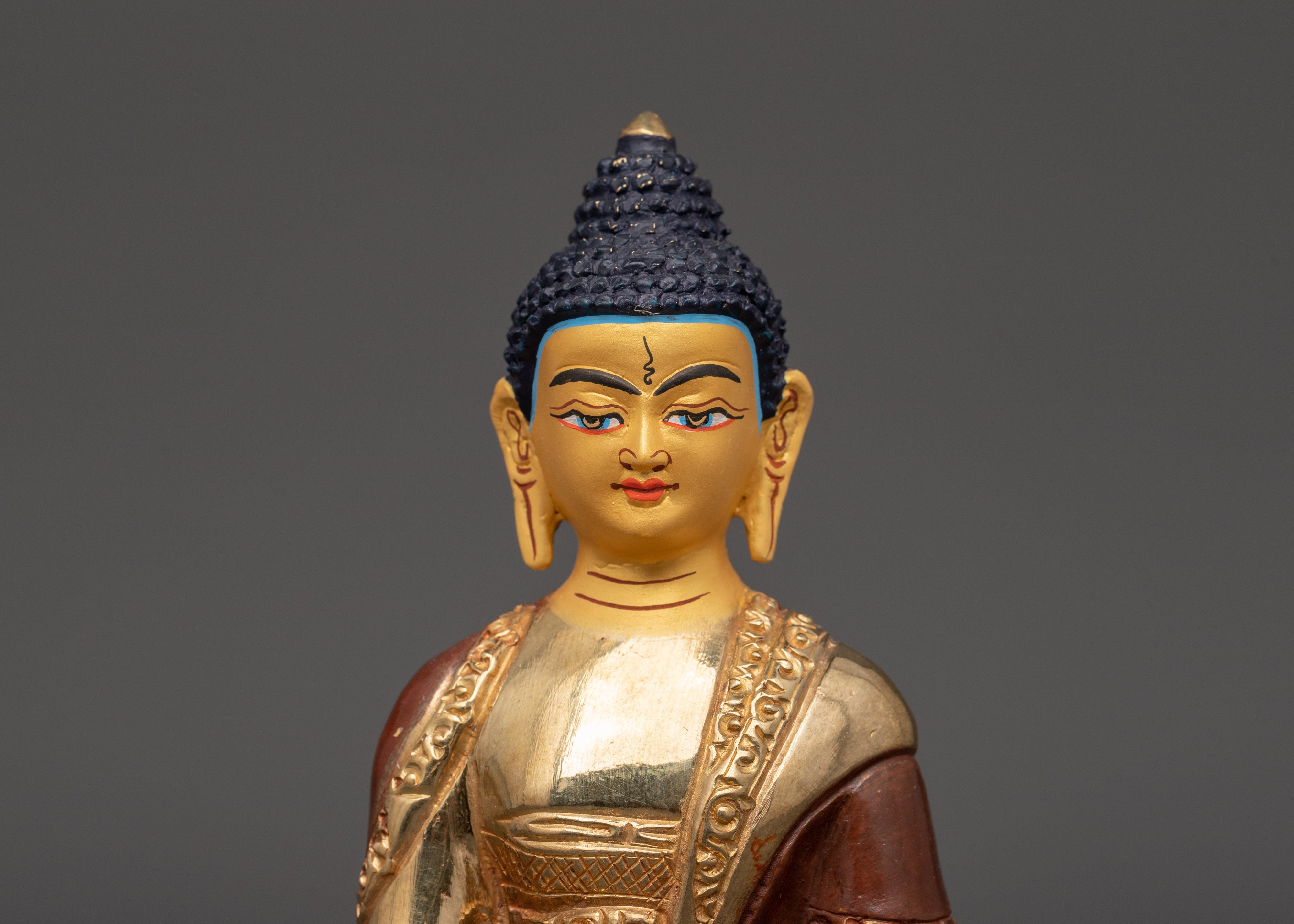 Elegant Shakyamuni Buddha Statue | 15.5cm Spiritual Decor