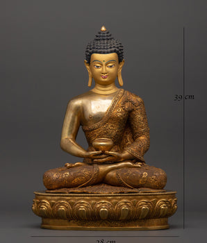 Amitabha Buddha Handcrafted Statue | Symbol of Infinite Light