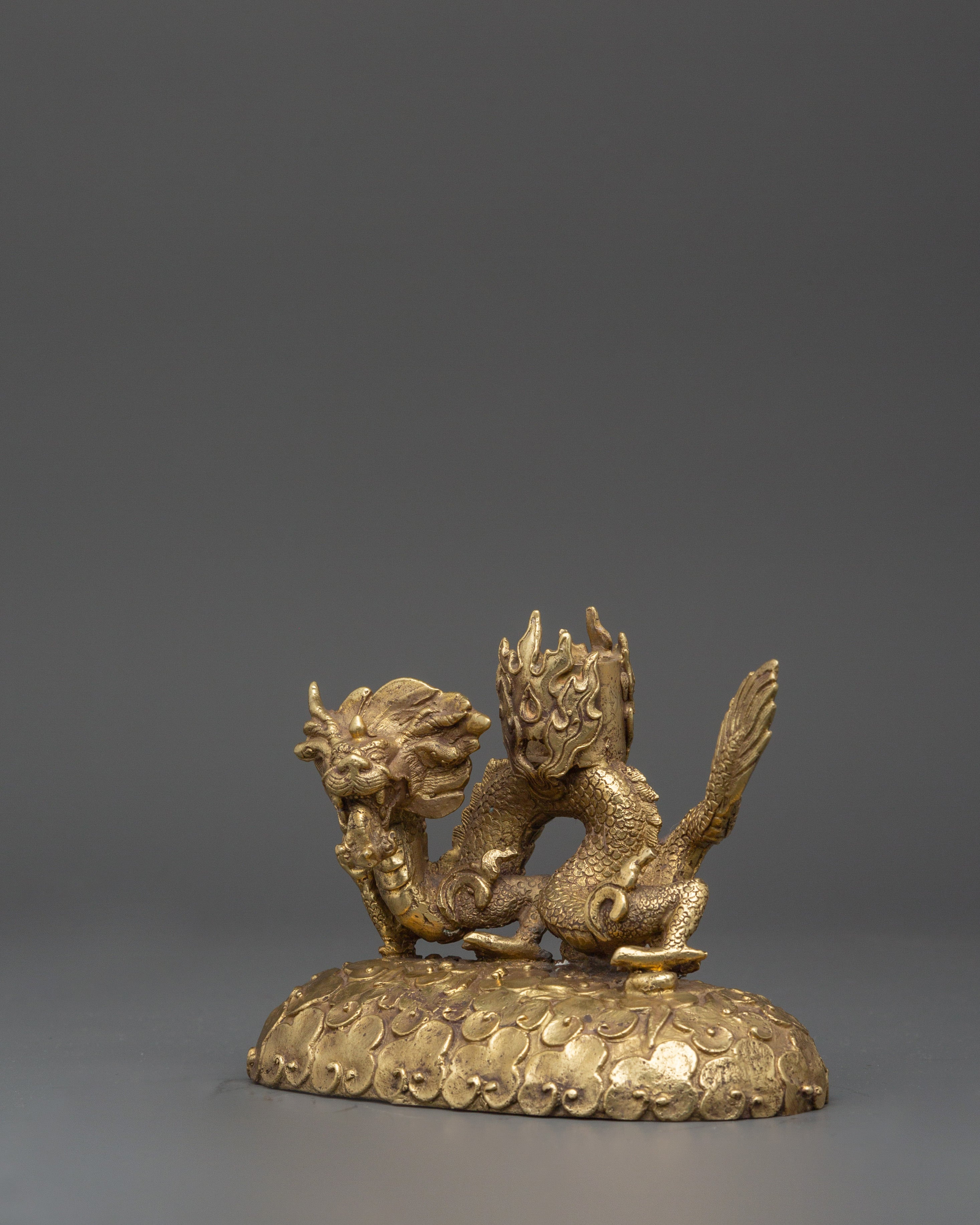 Dragon Candle Holder | Feng Shui Decor for Strength & Power