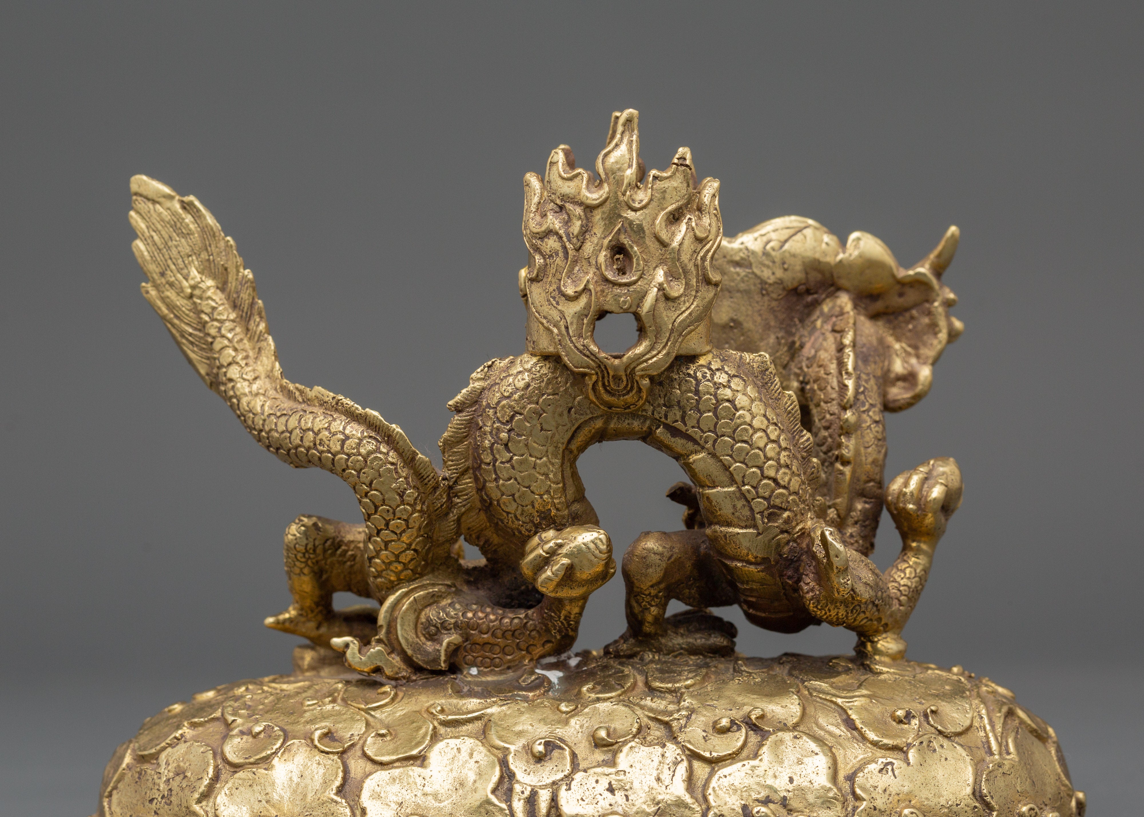 Dragon Candle Holder | Feng Shui Decor for Strength & Power