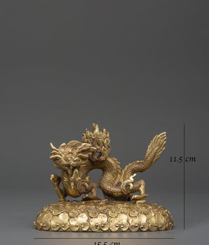 Dragon Candle Holder | Feng Shui Decor for Strength & Power