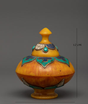 Ritual Offering Rice pot | Altar Decoration Sacred Offering Pot