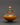 Amber Rice Pot Buddhist Altar Decor | Turquoise & Lapis Inlaid Ritual Rice Pot