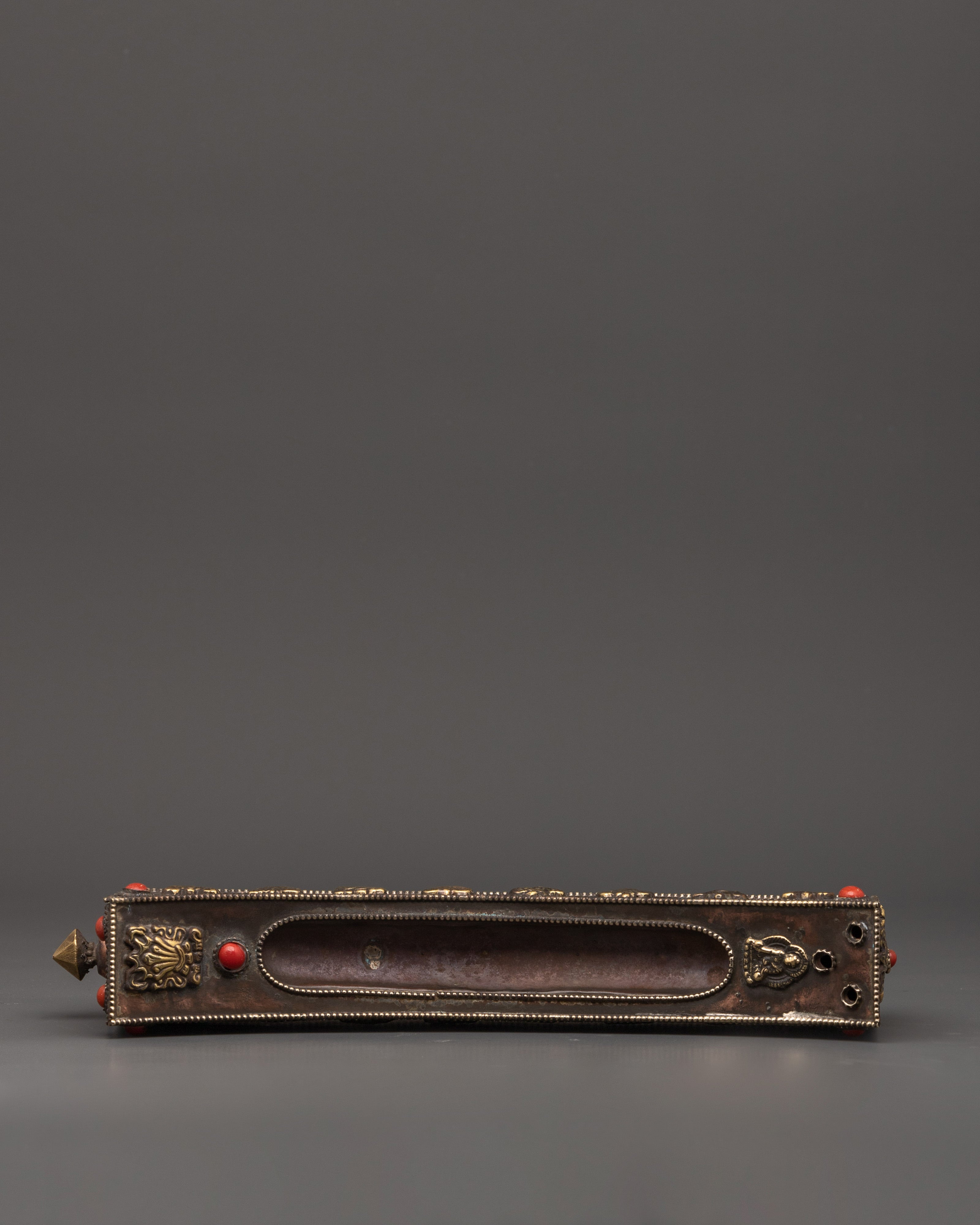 Incense Burner With Tibetan Auspicious Symbol | Symbolic Peace Decor