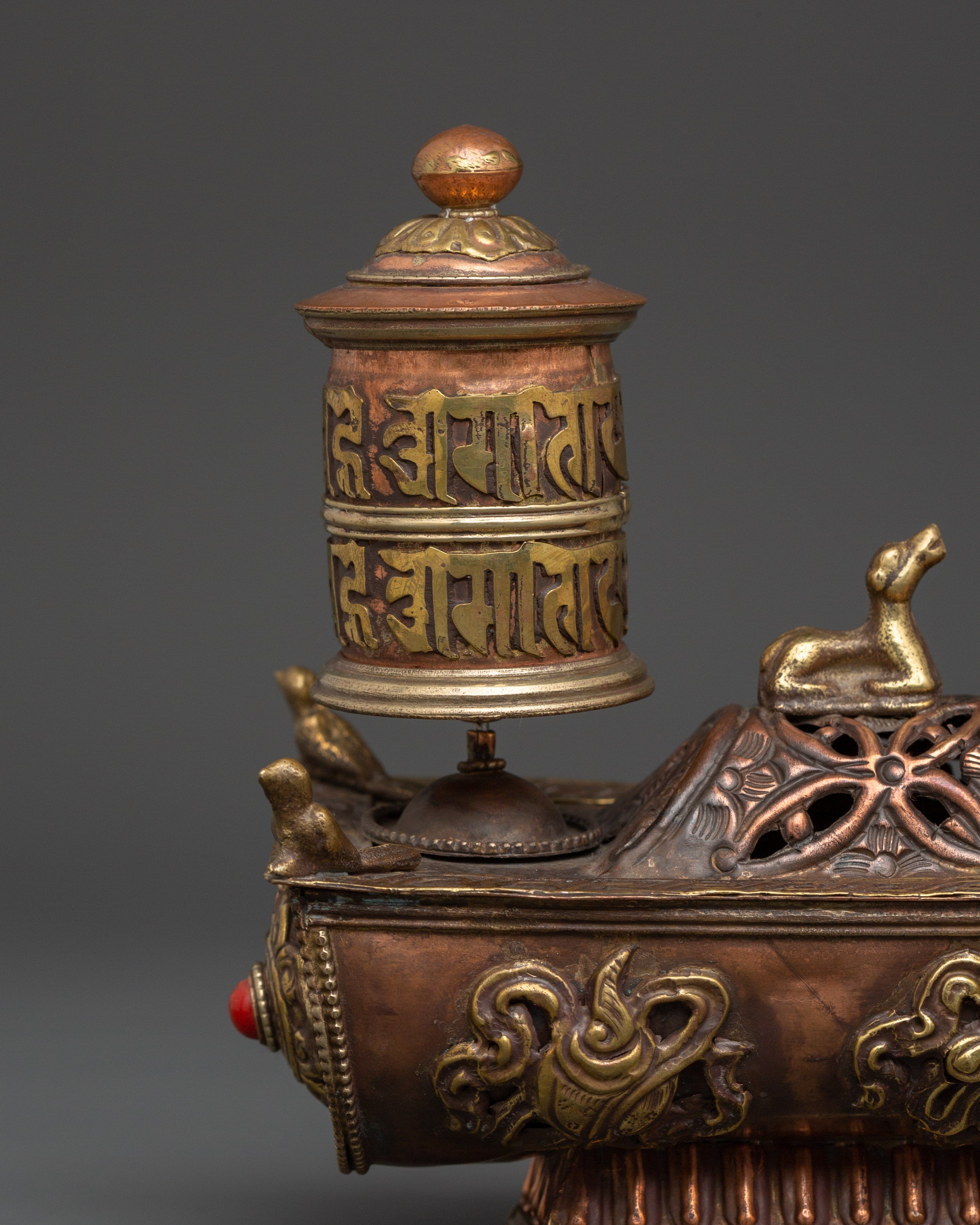 Handcrafted Copper & Brass Incense Burner | Ritual & Meditation Decor