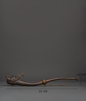 Antique-Finish Brass Kangling | Tantric Sound Tool