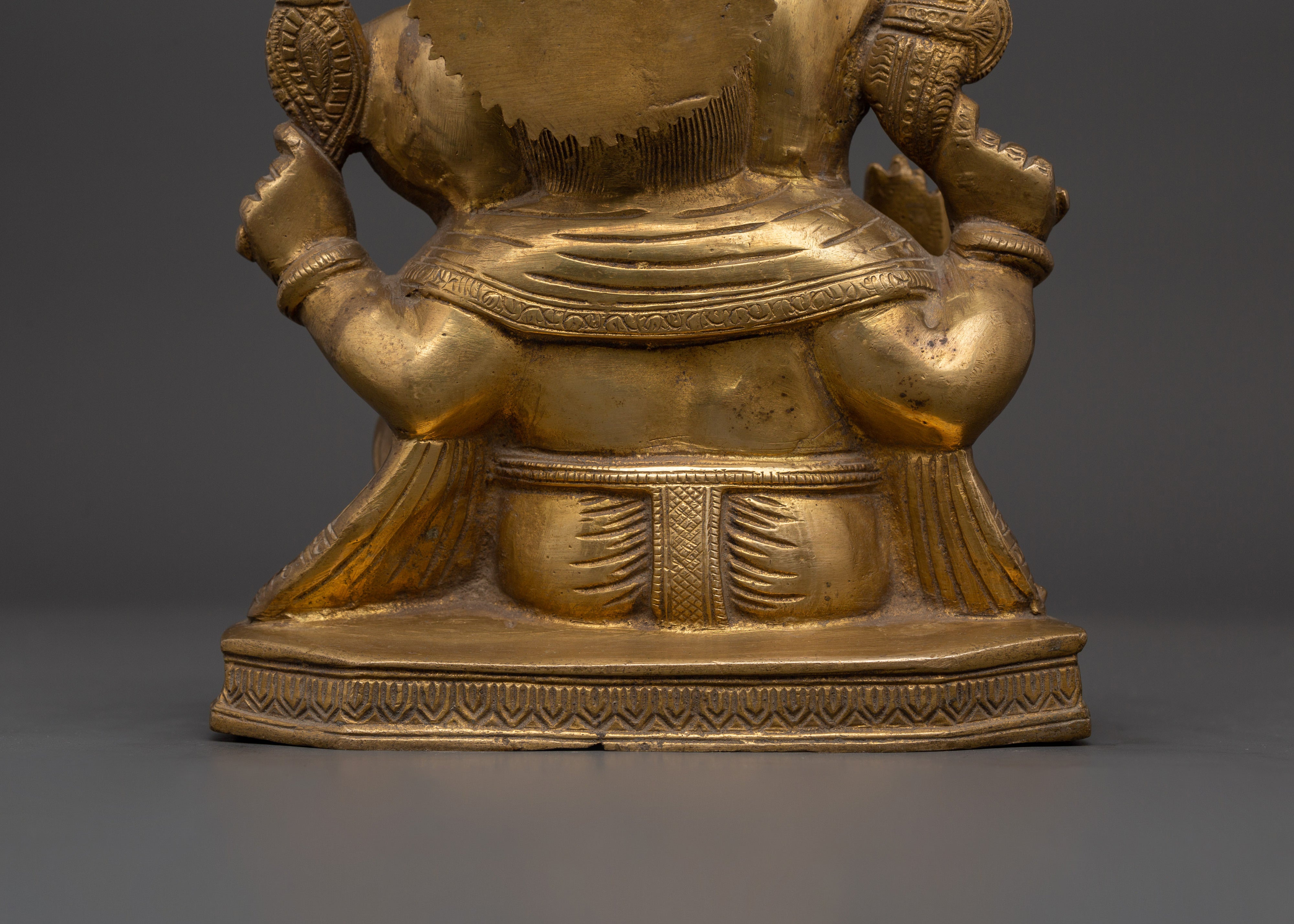 Sacred Ganesha Sculpture | Hindu Deity of Wisdom & Prosperity