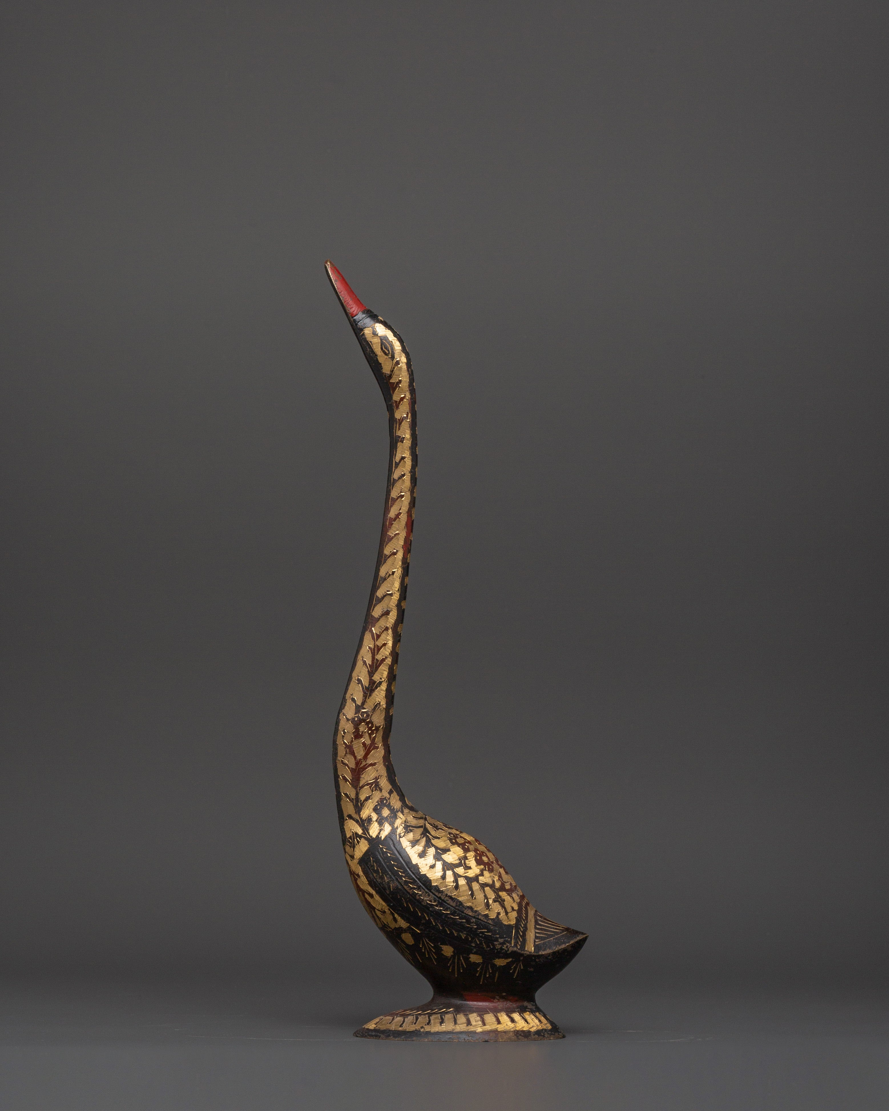 Handcrafted Brass Swan Figurine Set | Elegant Sculptures