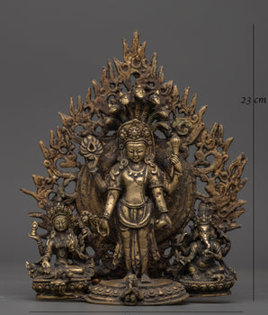 Handcrafted Vishnu Sculpture