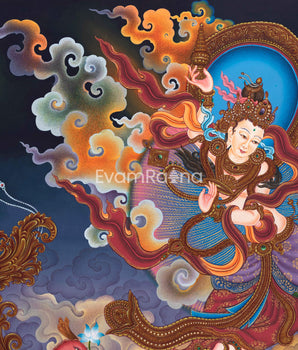 High-Quality Ganga Canvas Print |  Nepal Art