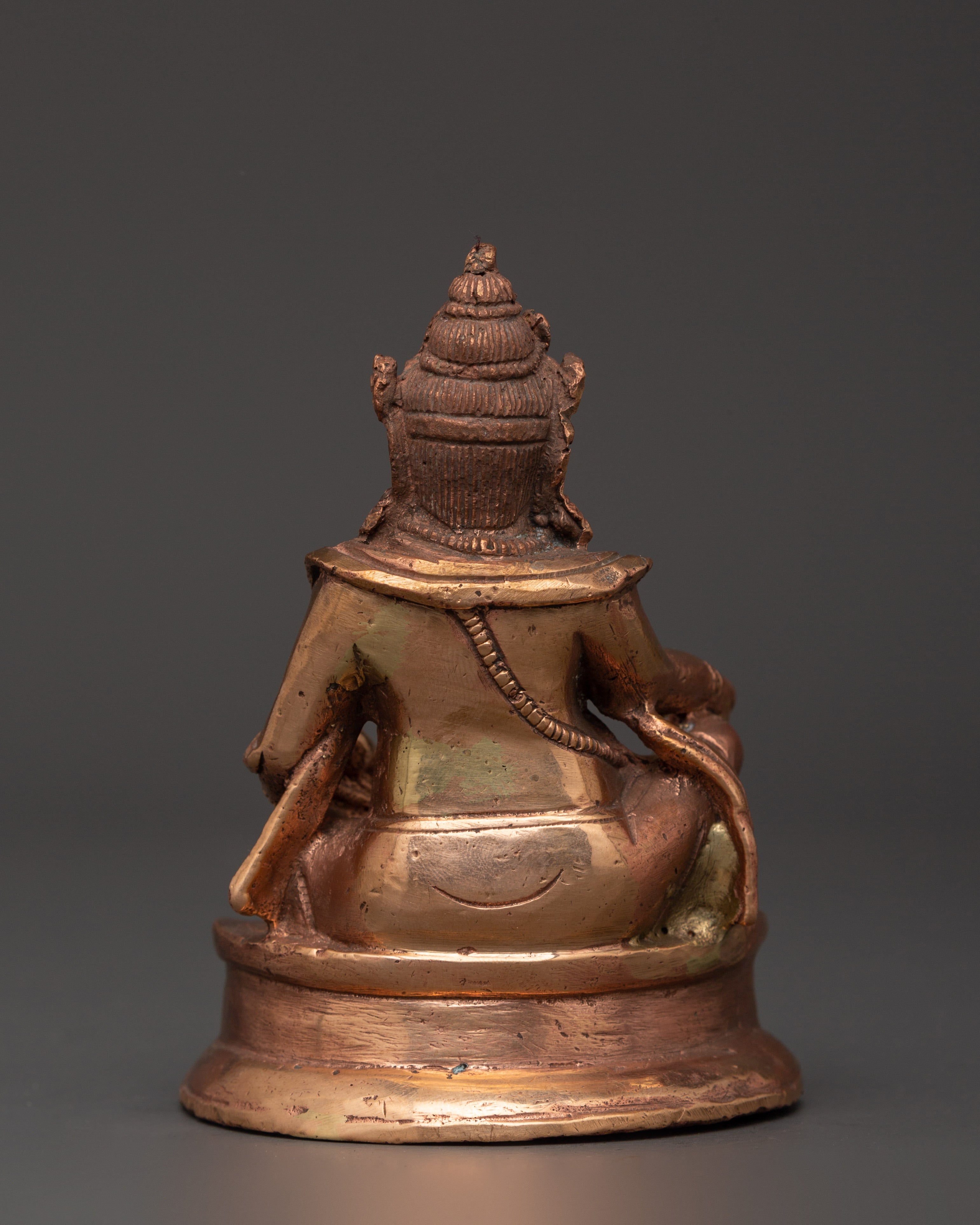 Handcrafted Copper Dzambhala Statue | Rituals and Altar Decor