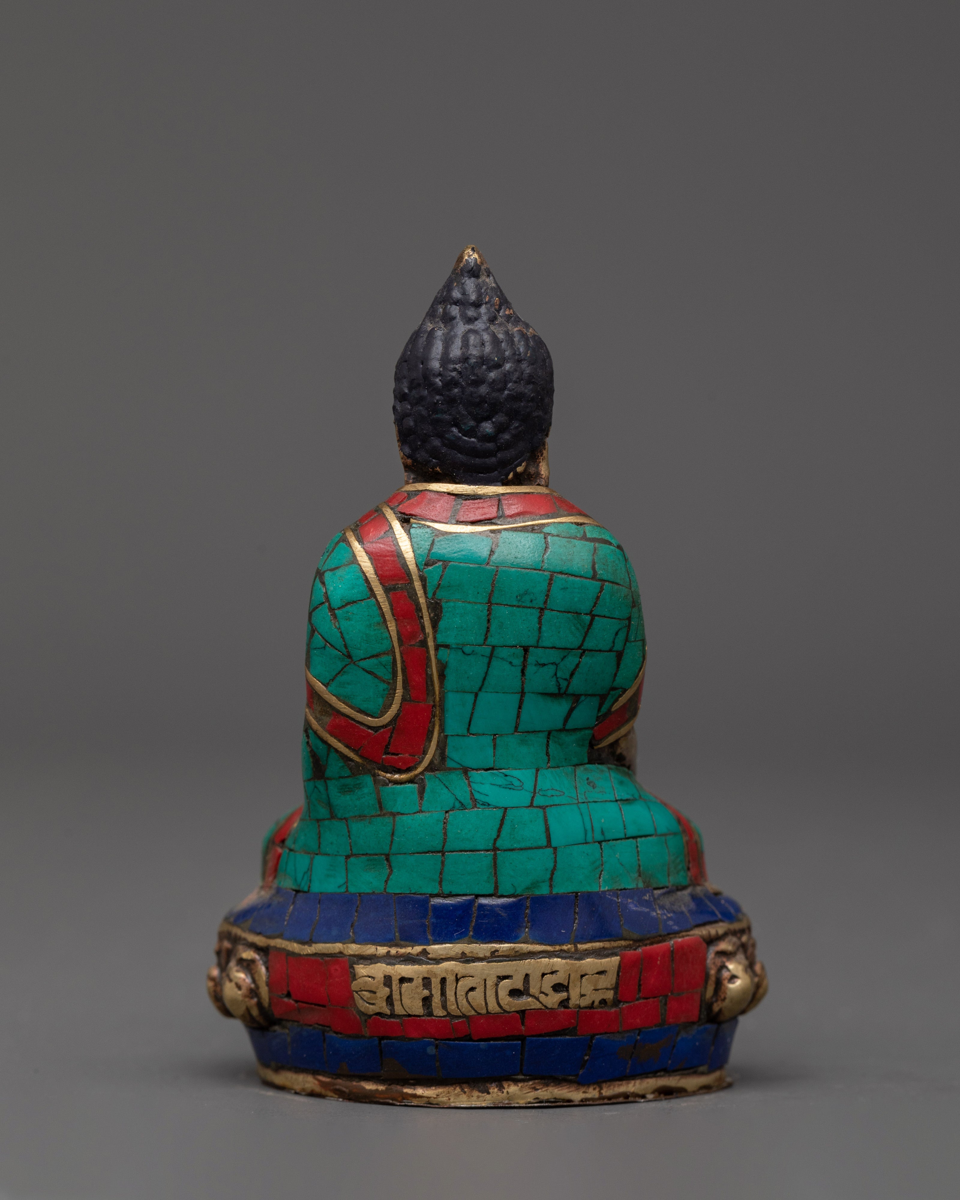Sacred  Oxidized Copper Shakyamuni Buddha | Spiritual Decor