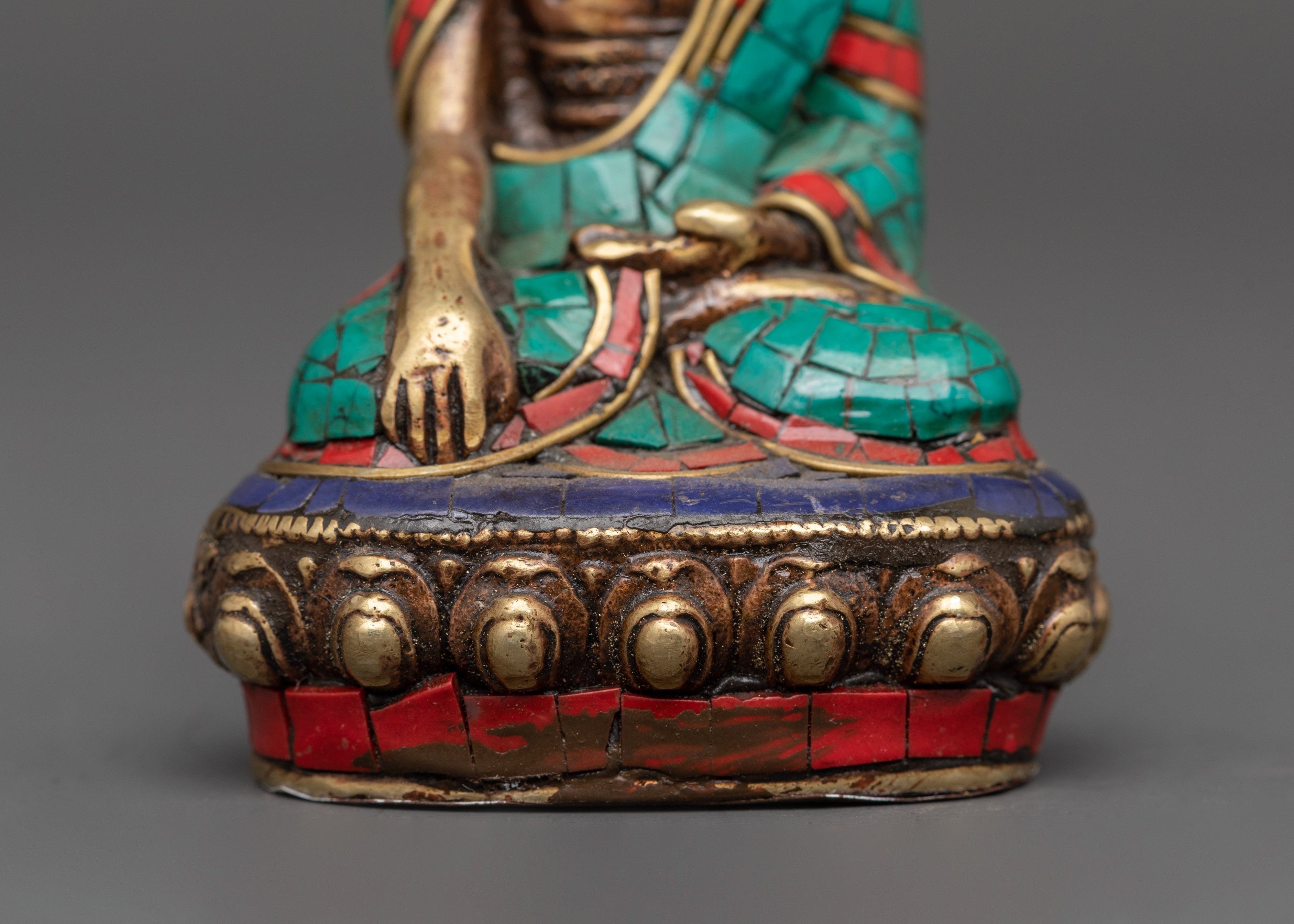 Sacred Copper Buddha Figurine | Decor & Spiritual Practice