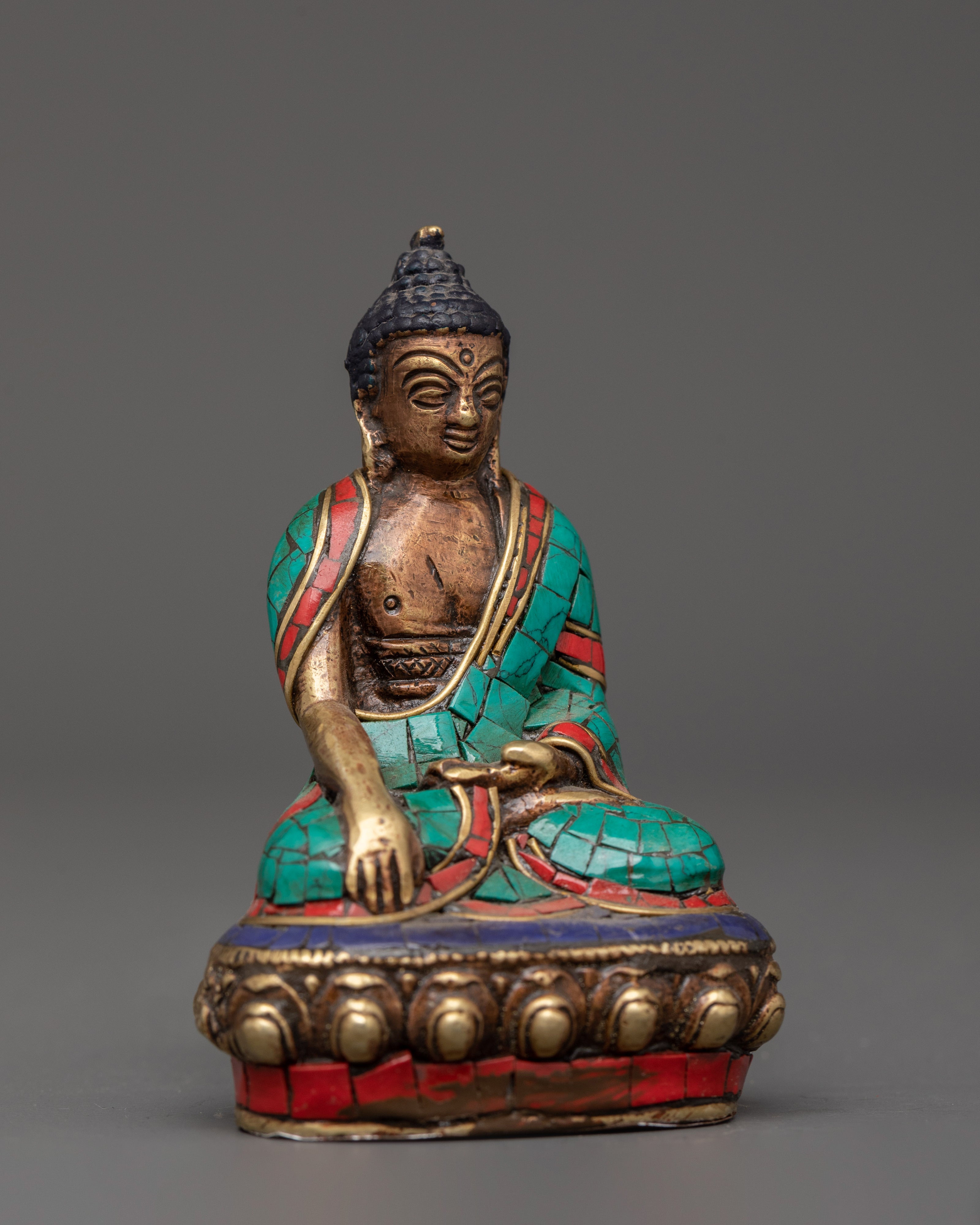 Sacred Copper Buddha Figurine | Decor & Spiritual Practice
