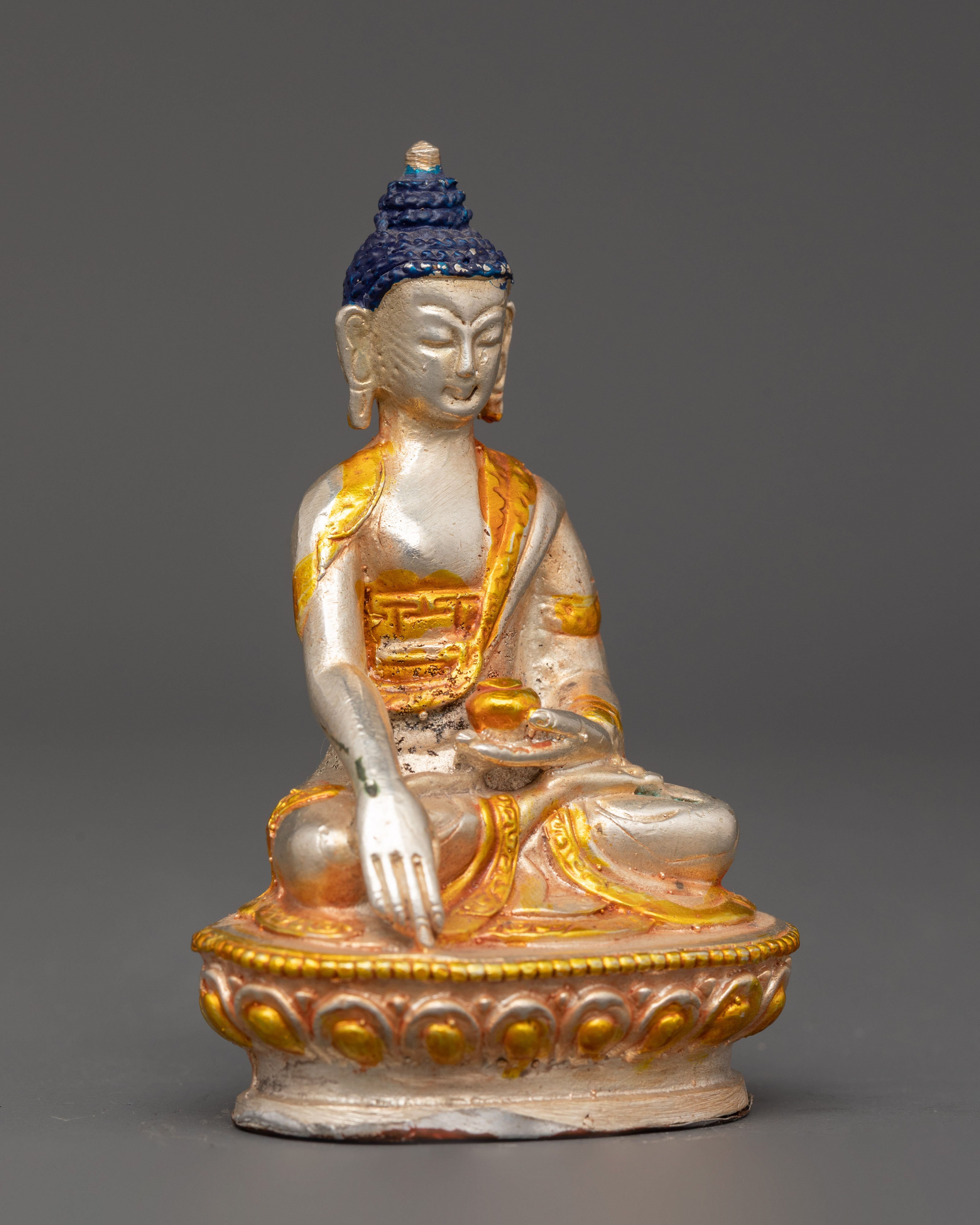 Sacred Brass Amitabha Figurine | Meditation and Decor