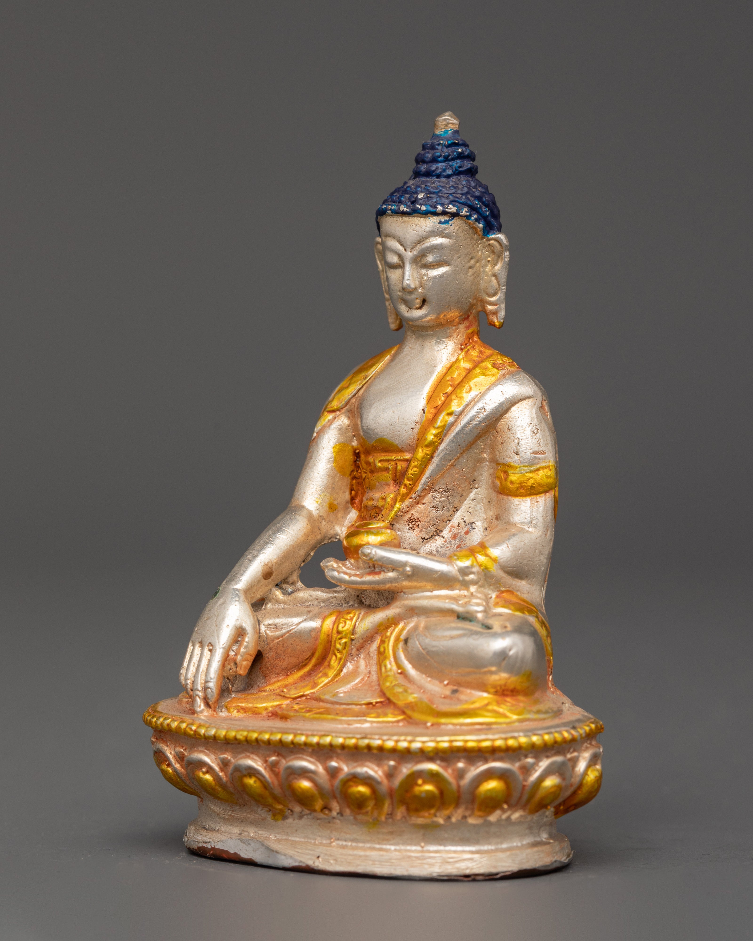 Sacred Brass Amitabha Figurine | Meditation and Decor