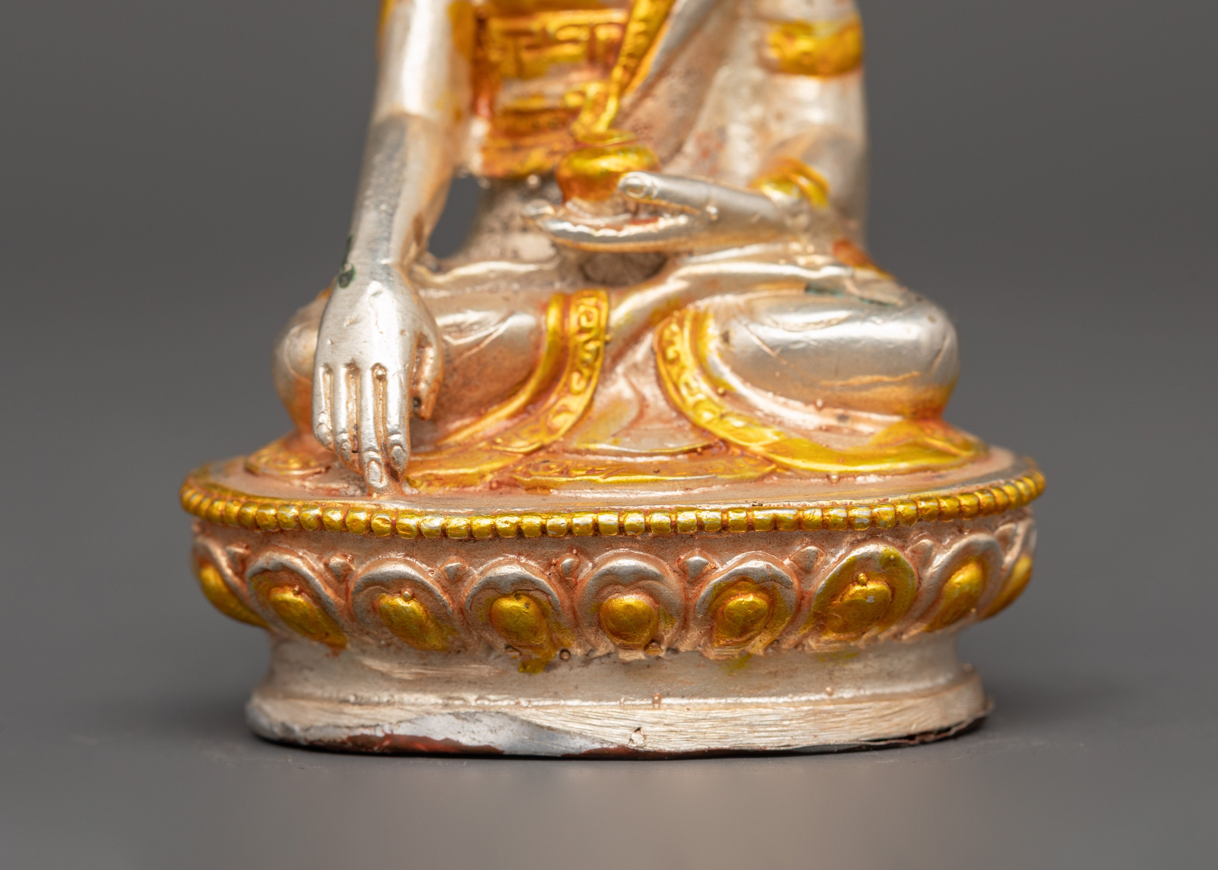 Sacred Brass Amitabha Figurine | Meditation and Decor