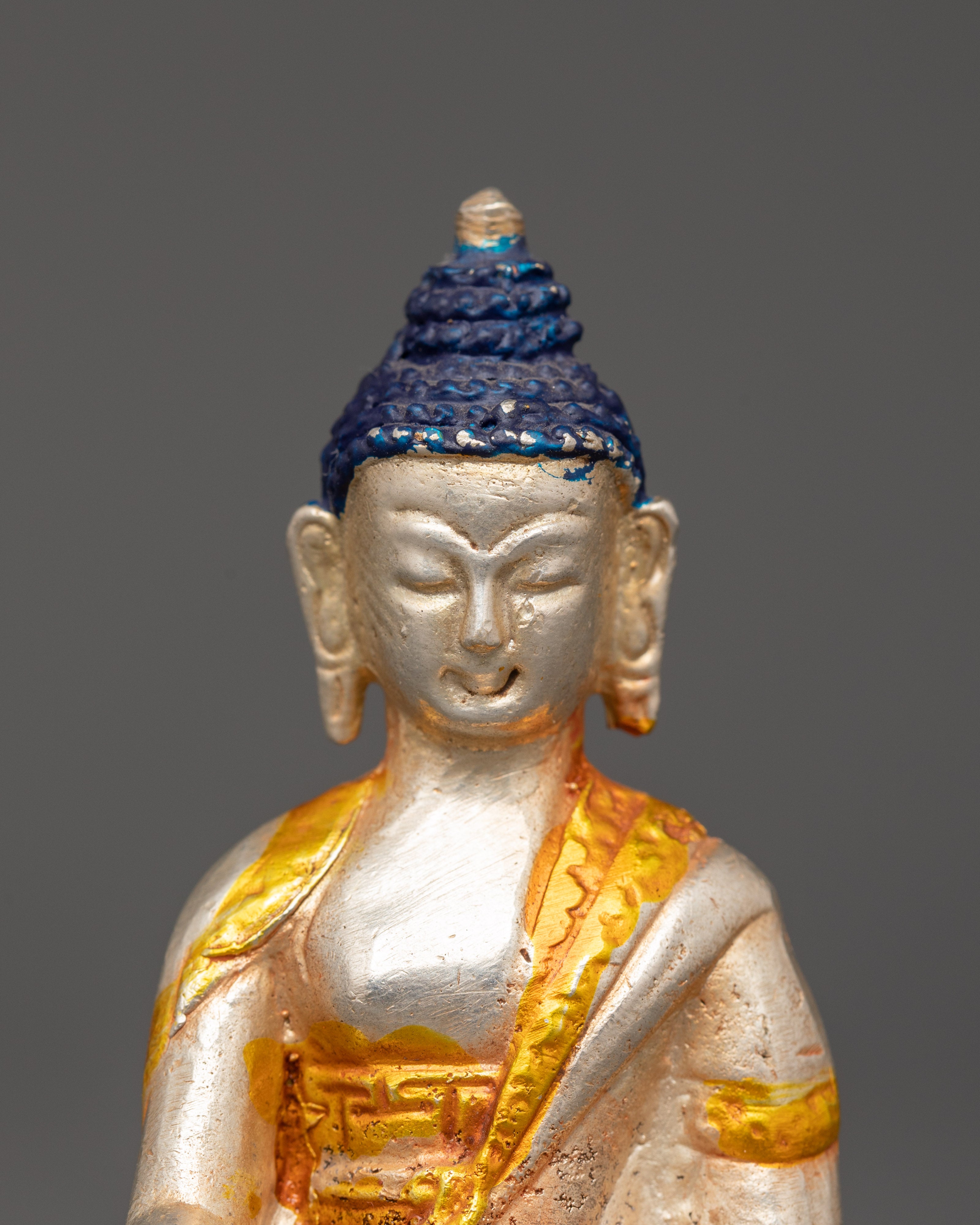 Sacred Brass Amitabha Figurine | Meditation and Decor