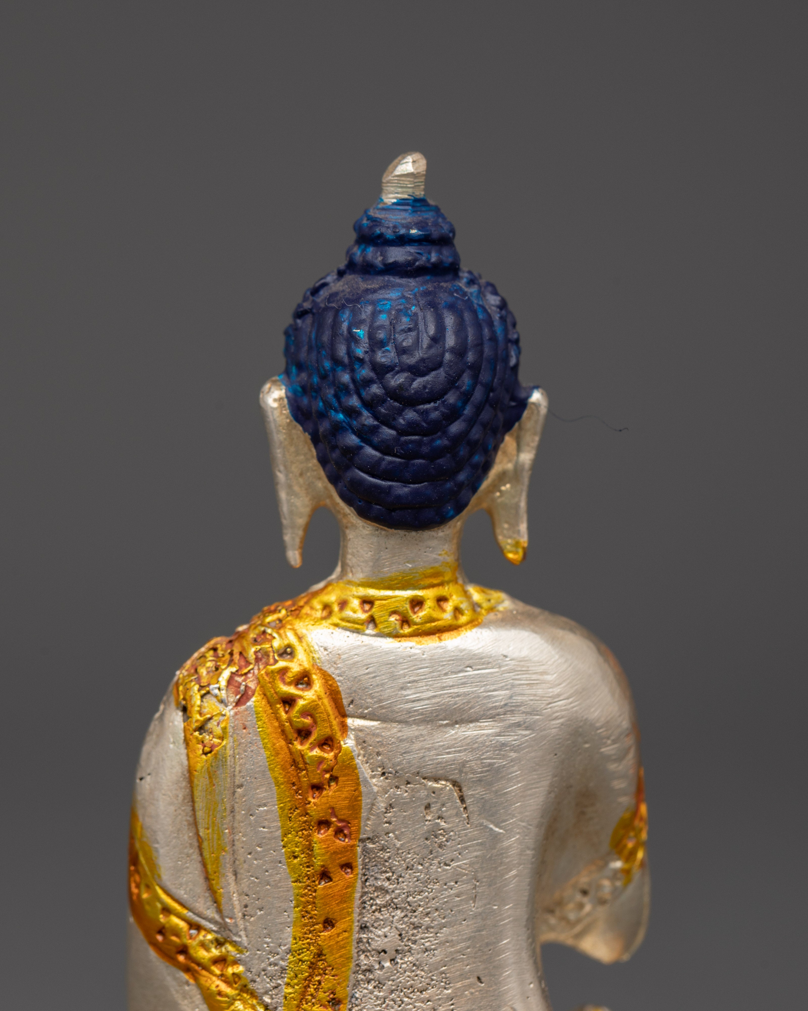 Gold & Silver-Plated Vairochana Buddha | Spiritual Practice & Wisdom