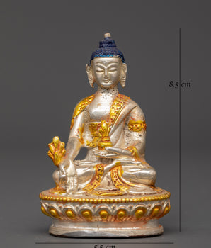 Healing Buddha Statue | Tibetan Medicine Buddha for Altar Decor