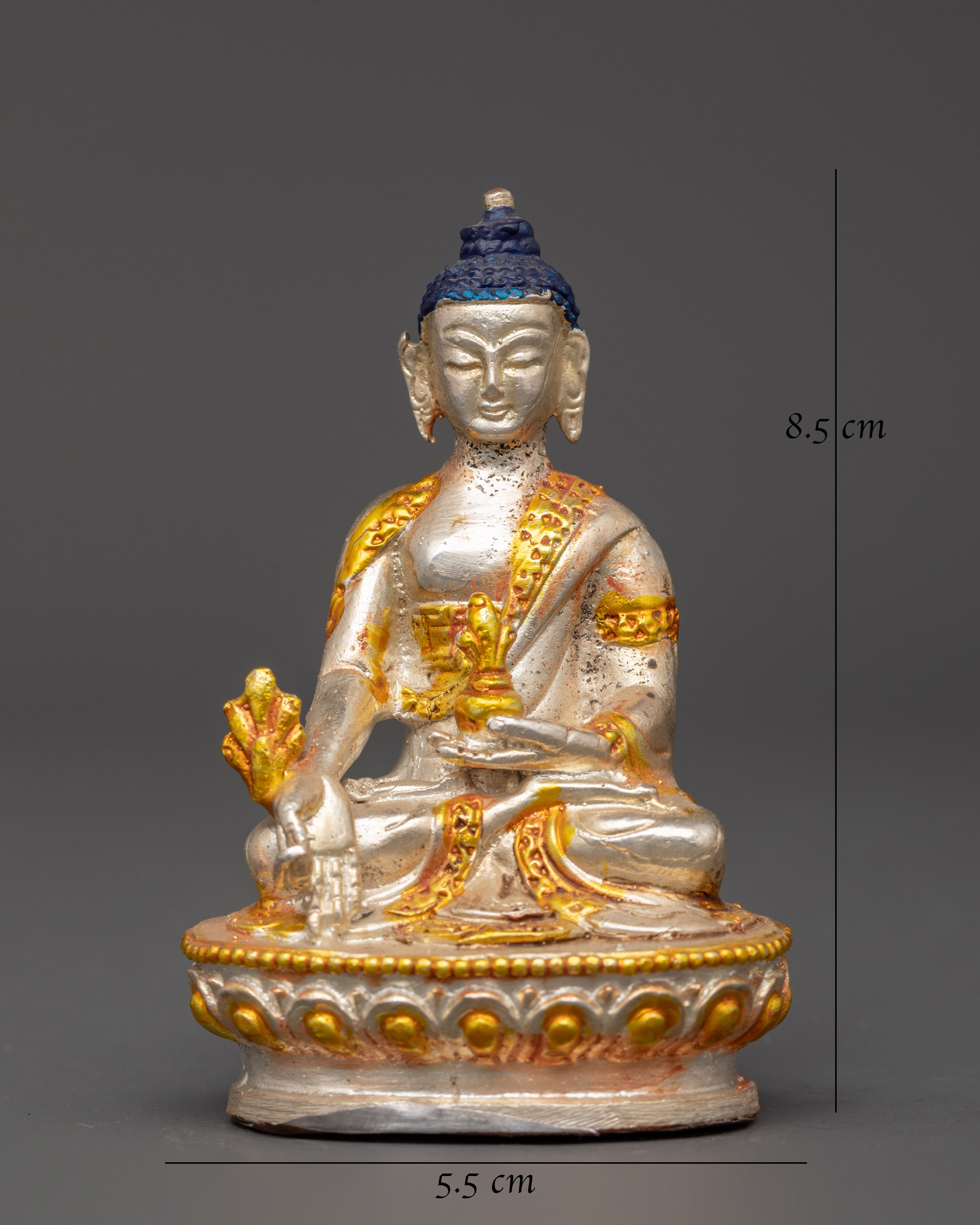 Healing Buddha Statue | Tibetan Medicine Buddha for Altar Decor