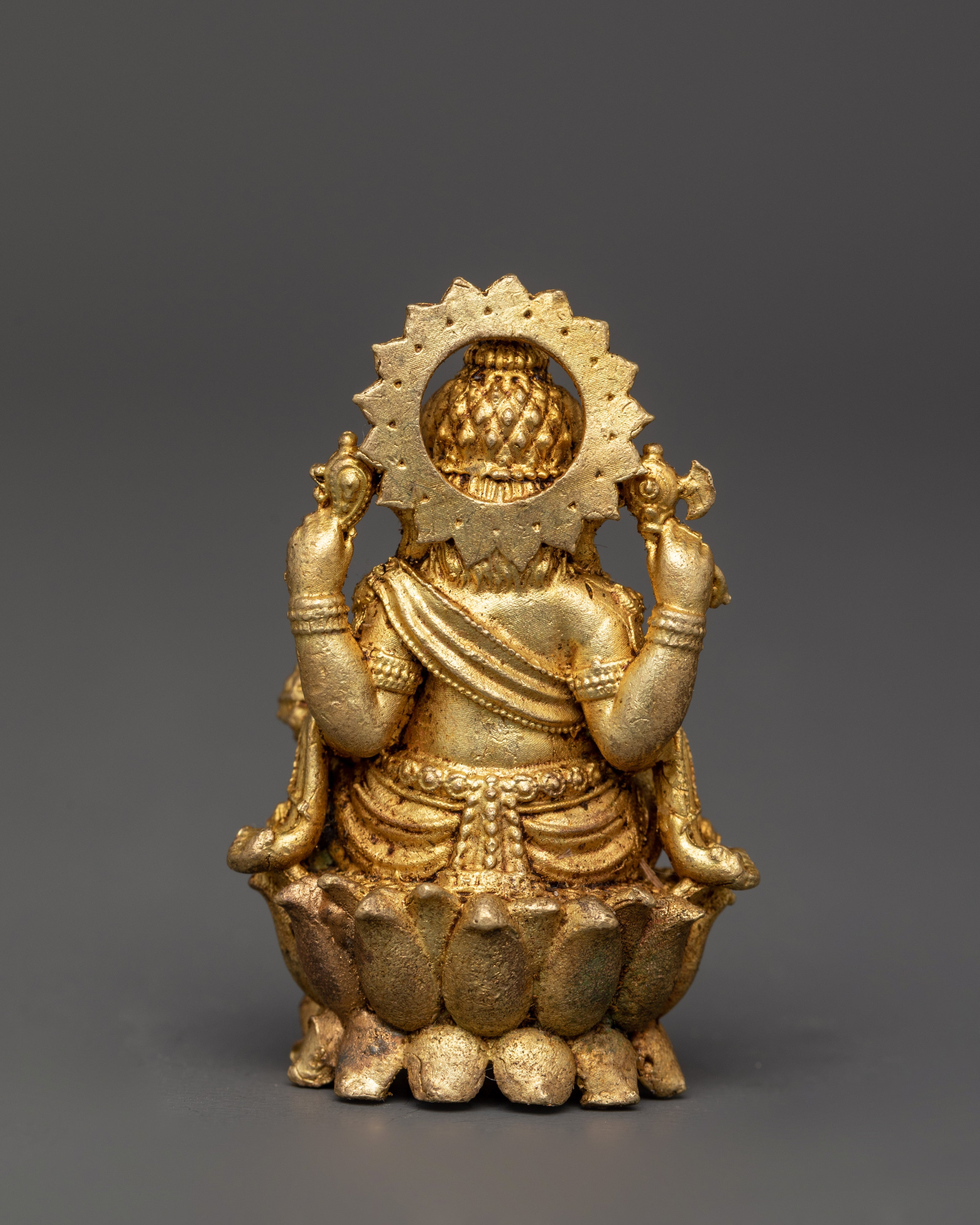 Small Hindu Ganesha Brass Statue | Idol for Altar, Puja & Spiritual Home Decor