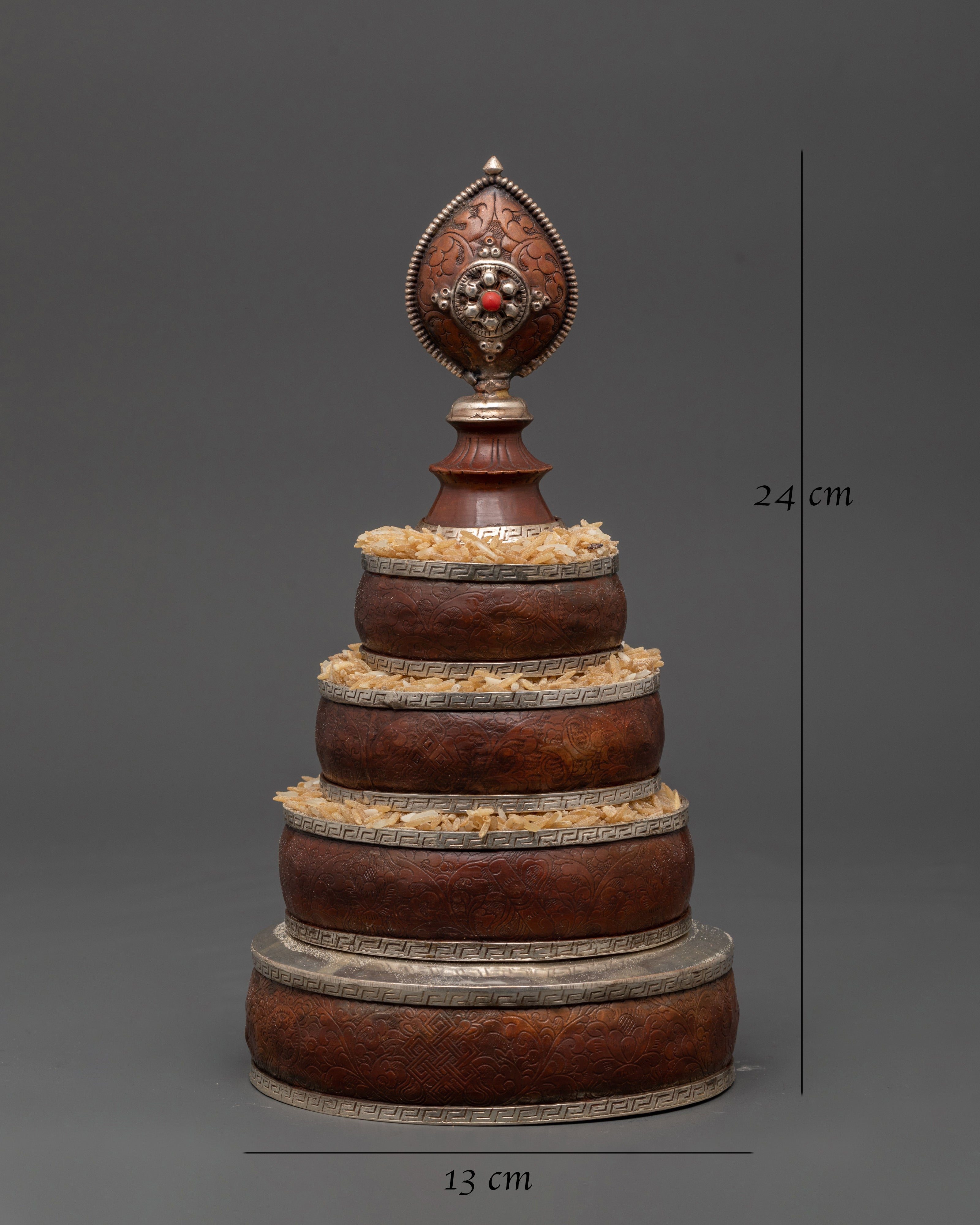 Tibetan Mandala Ritual Artifact | For Altar Offerings and Sacred Practices