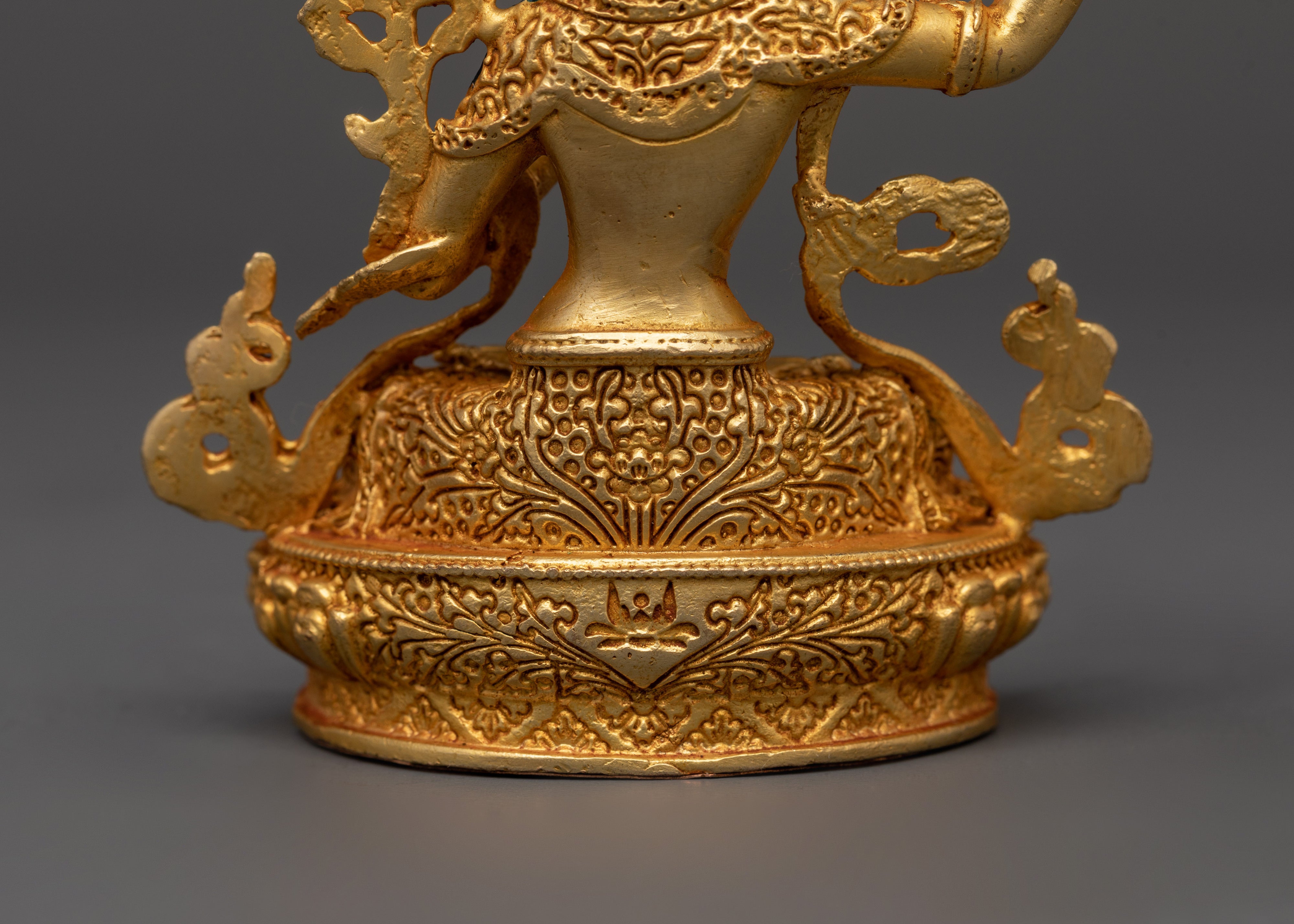 Handcrafted Sculpture of Manjushri | Sacred Bodhisattva of Wisdom Deity