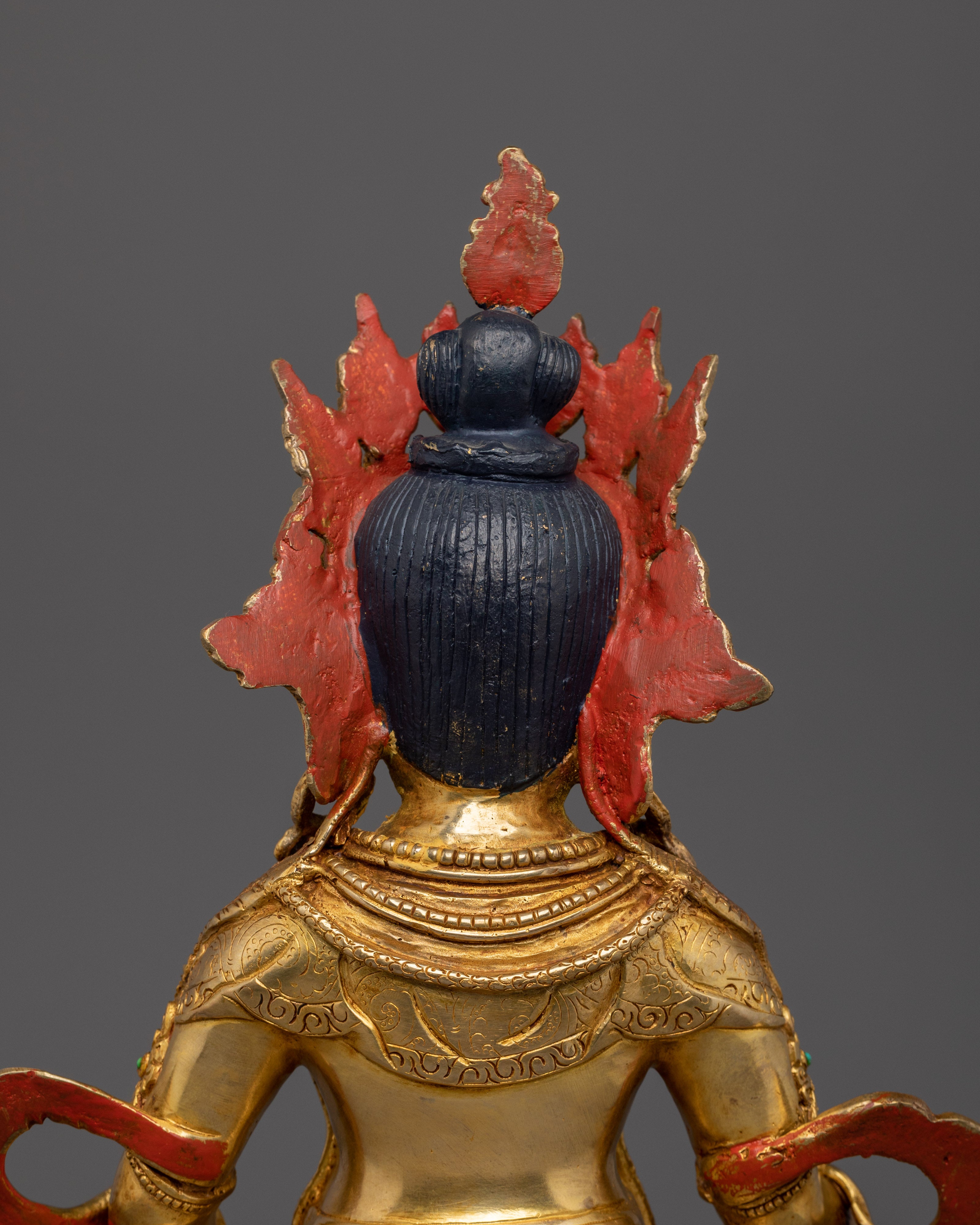 Dzambhala Kuber Buddhist Deity Statue | Wealth Guardian Sculpture