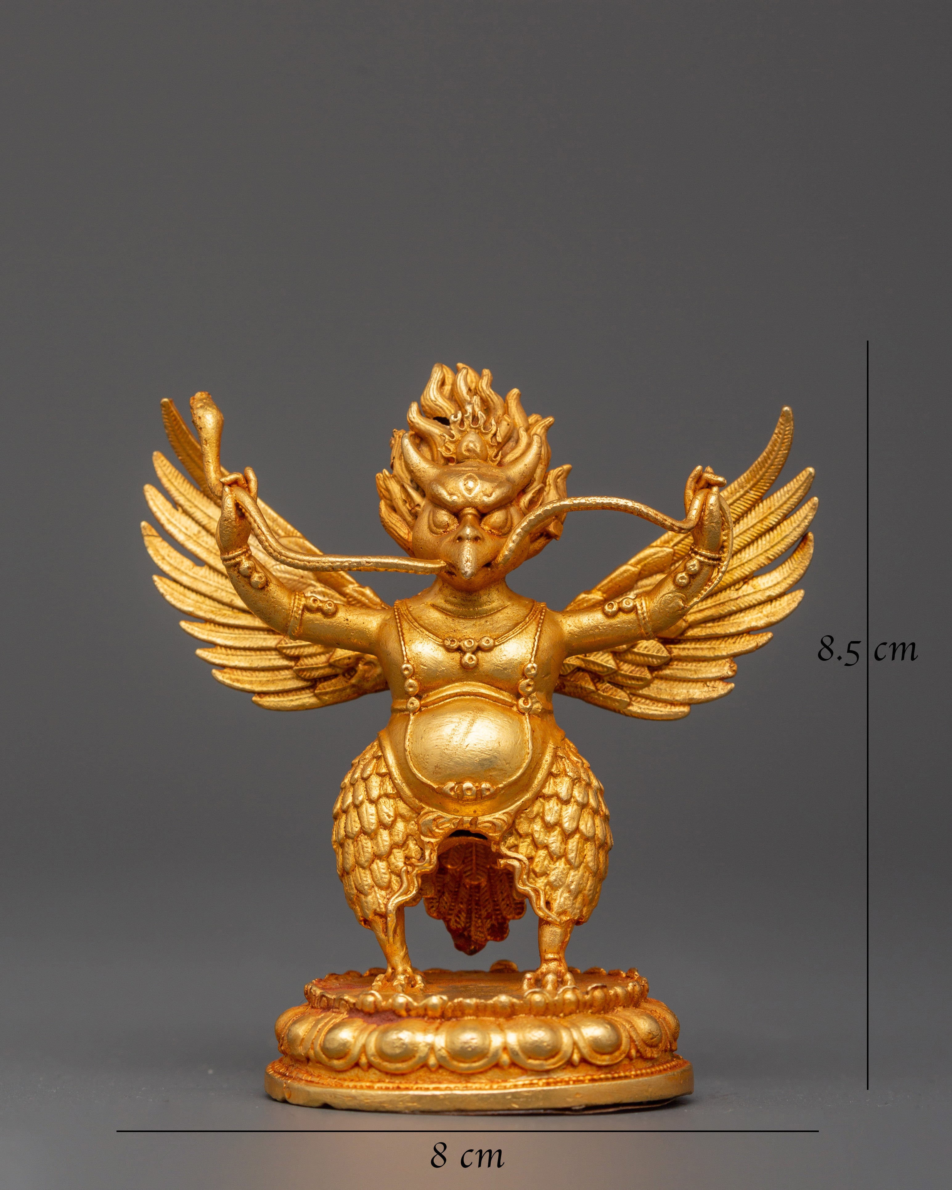 Garuda Tibetan Mythical Protector Deity Figurine - Decor for Protection & Sacred Energy