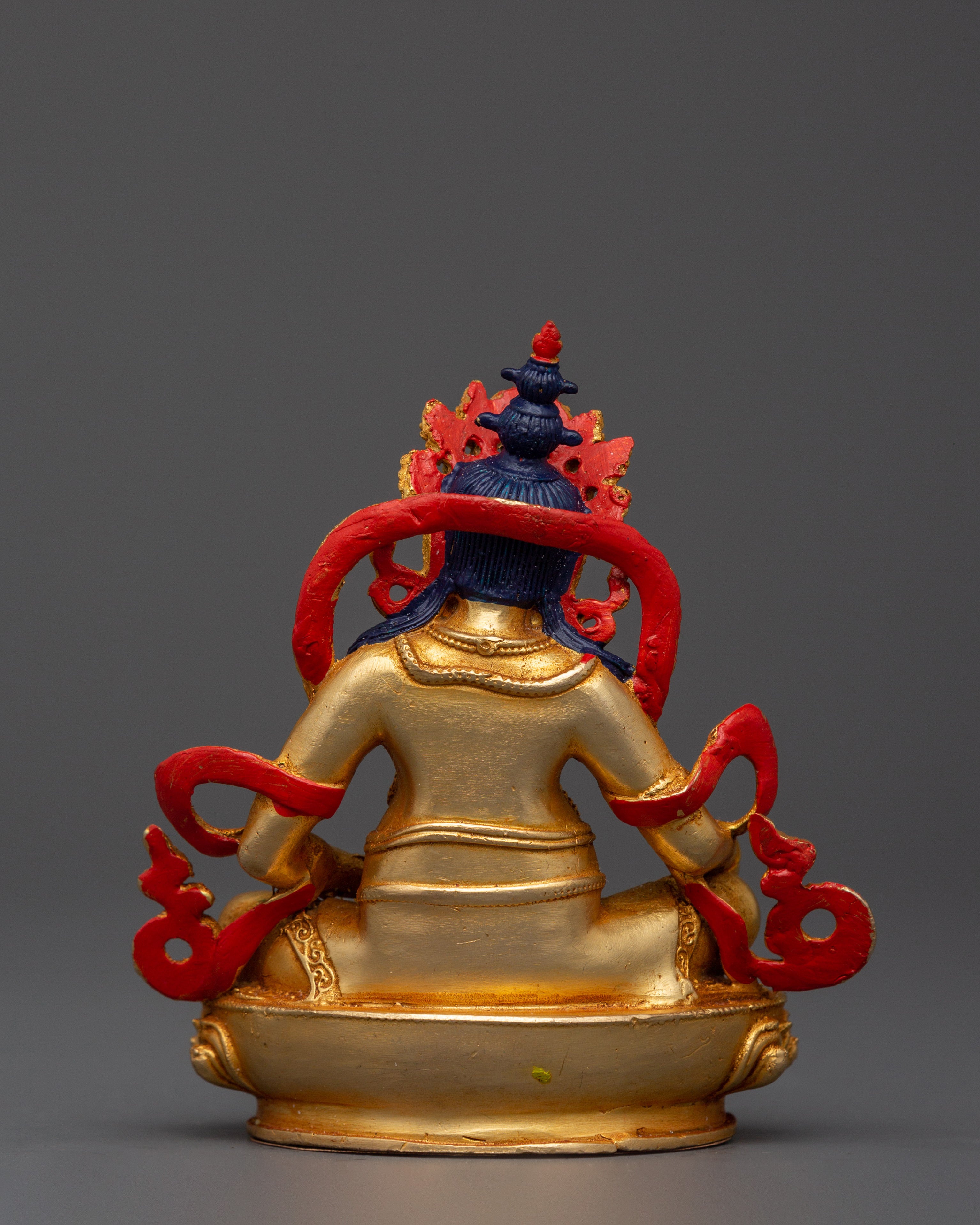 Gold-Plated Dzambala Statue | Tibetan God of Wealth and Prosperity