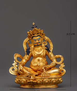 Lord of Wealth Dzambala Statue | Wrathful Fierce Buddhist Sculpture