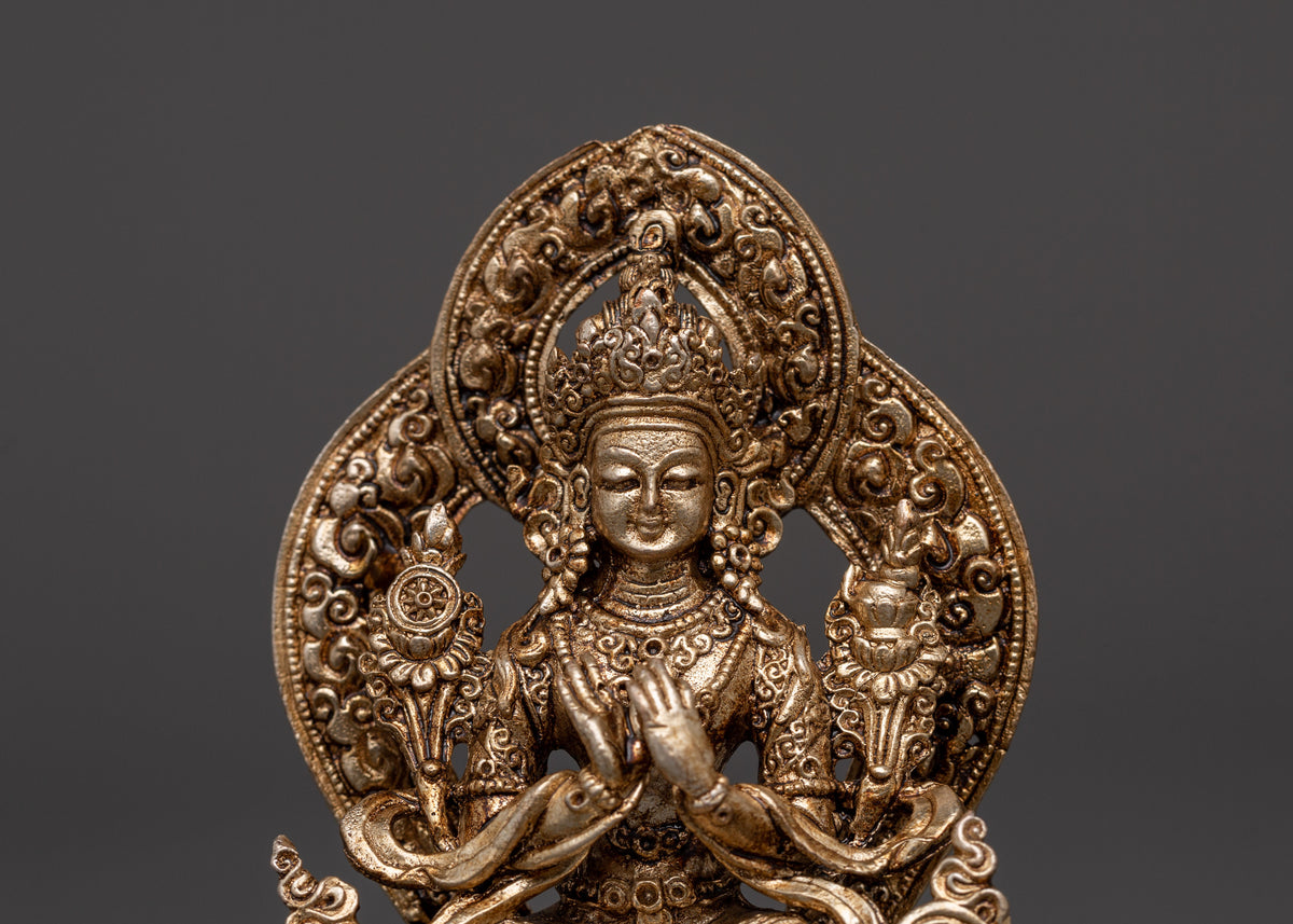 Maitreya Buddha Future Buddha Statue | Traditional Buddhist Sculpture